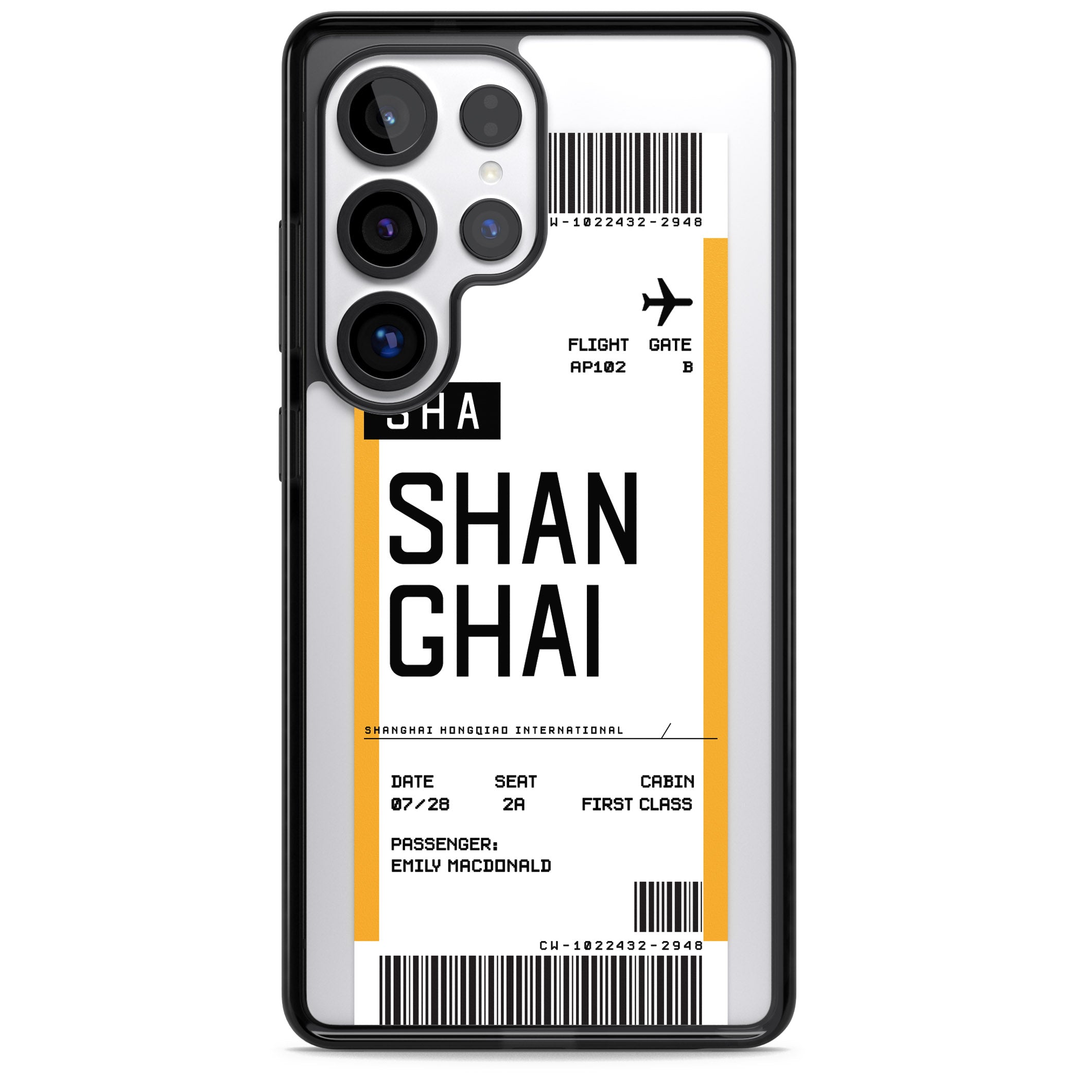 Personalised Shanghai Boarding Pass