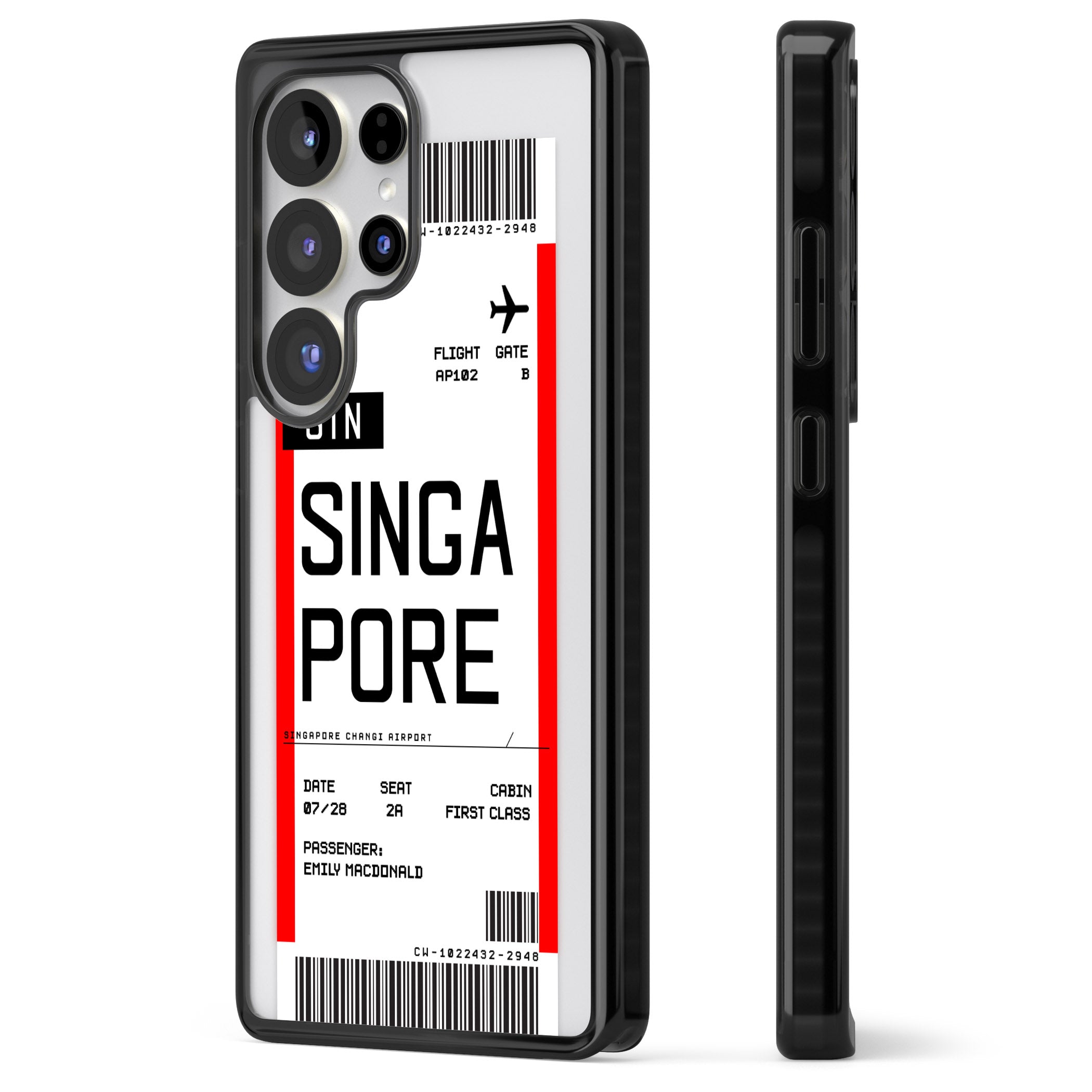 Personalised Singapore Boarding Pass