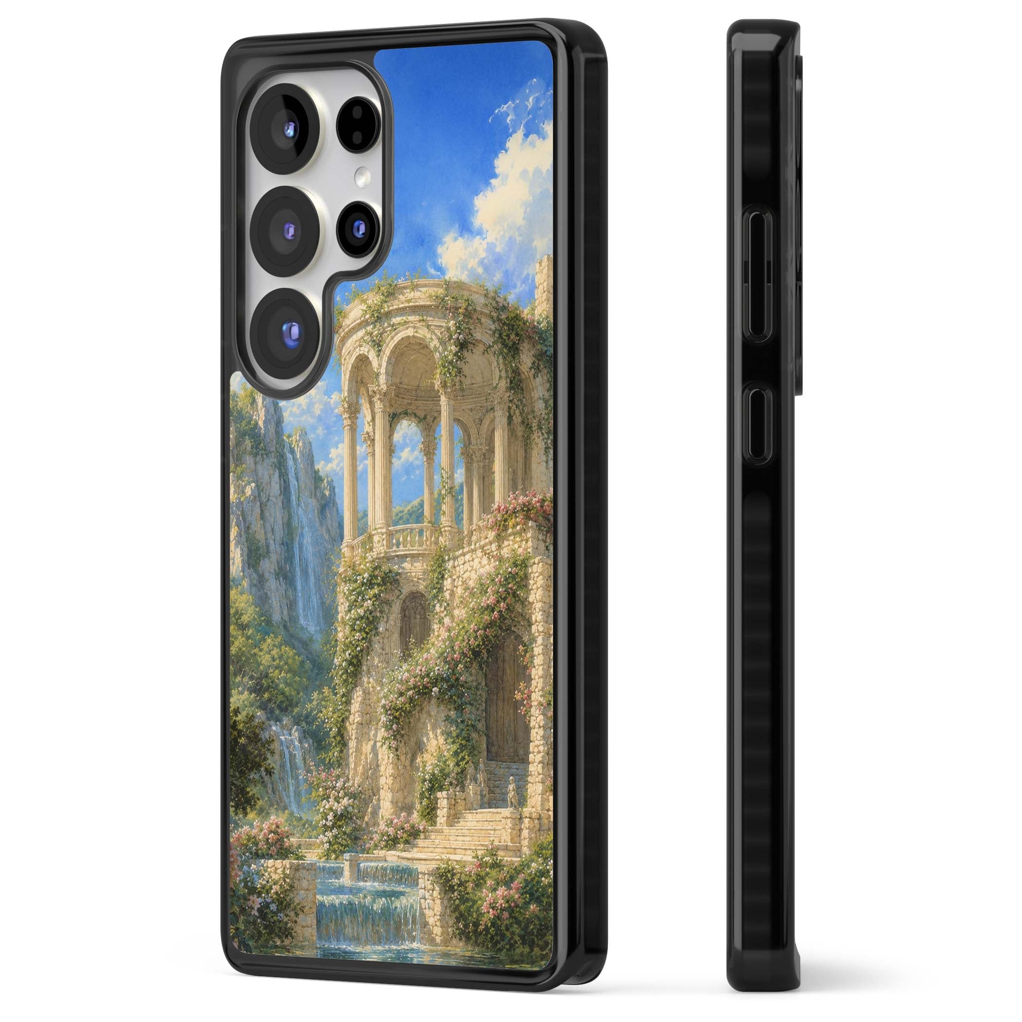 Palace Pavilion fairycore iPhone case | Black Impact case for Samsung Galaxy S25 Ultra
