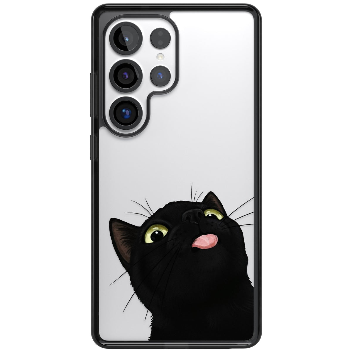 Black Cat Energy Samsung S25 Ultra / Samsung S26 Ultra Impact Black Phone Case front