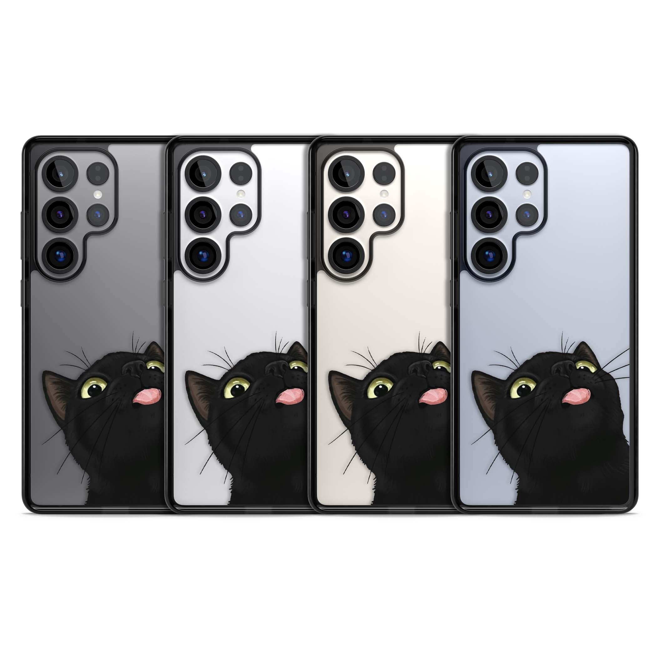 Black Cat Energy for her iPhone case | Black Impact case for Samsung Galaxy S25 Ultra