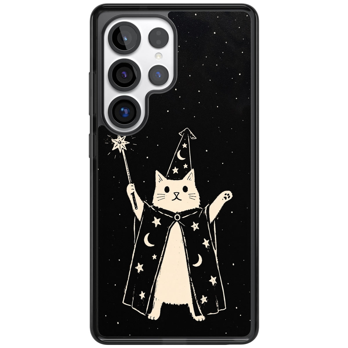 Whisker Wizard Samsung S25 Ultra / Samsung S26 Ultra Impact Black Phone Case front