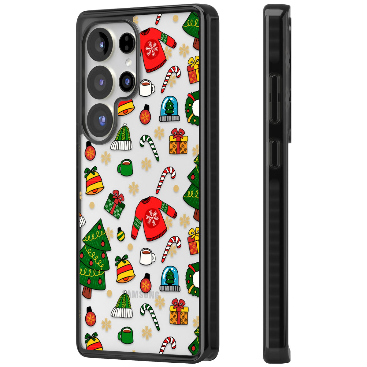 Holiday Medley Samsung S25 Ultra / Samsung S26 Ultra Impact Black Phone Case side