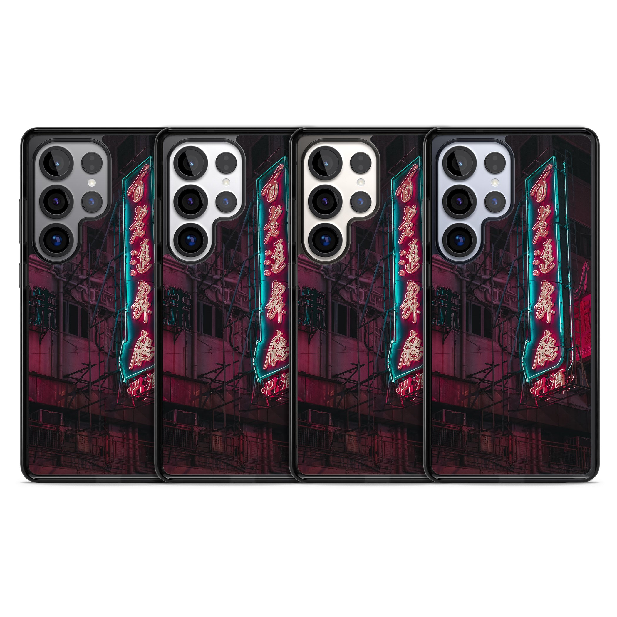 Neon Kanji Cityscape