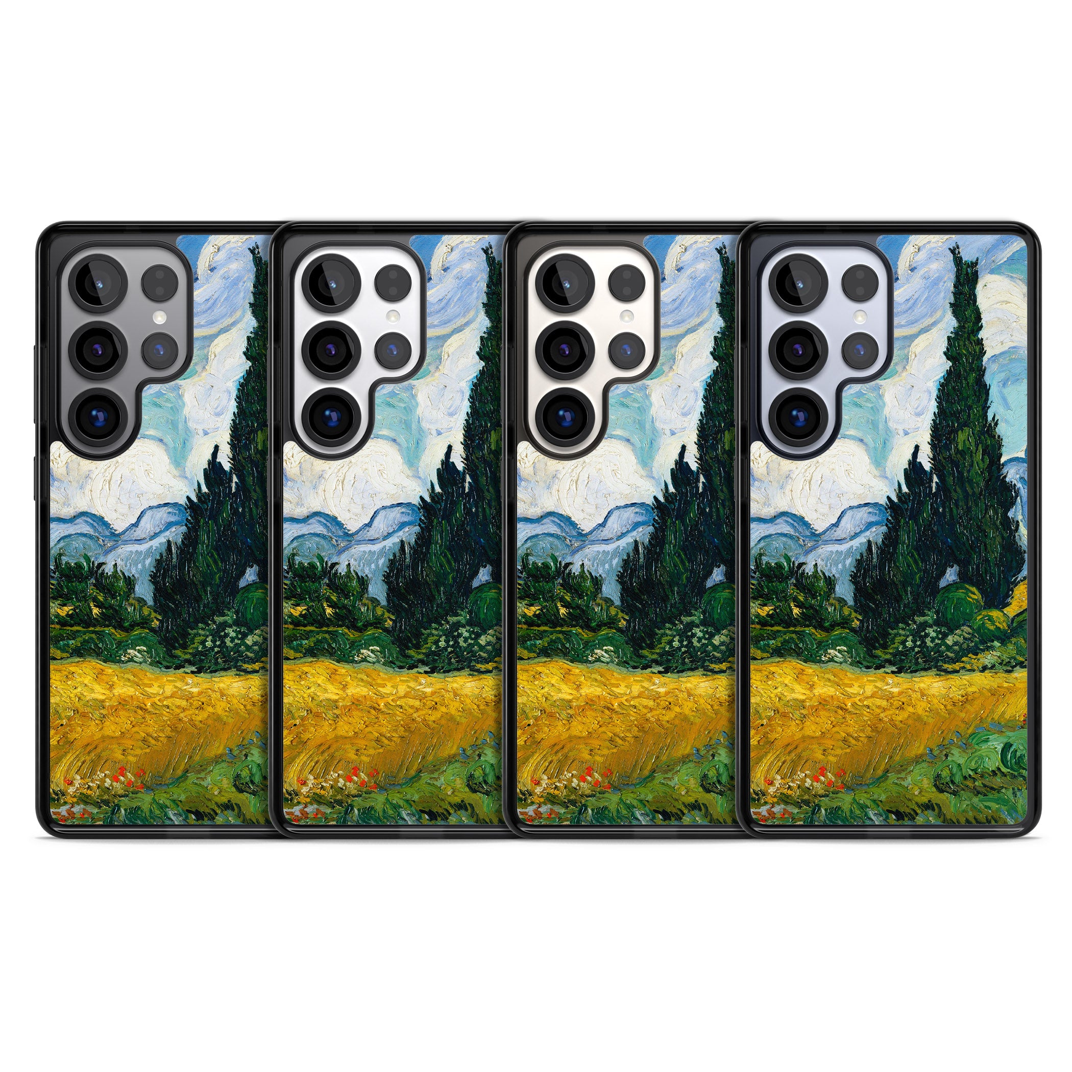 Wheat Field With Cypresses By Vincent Van Gogh