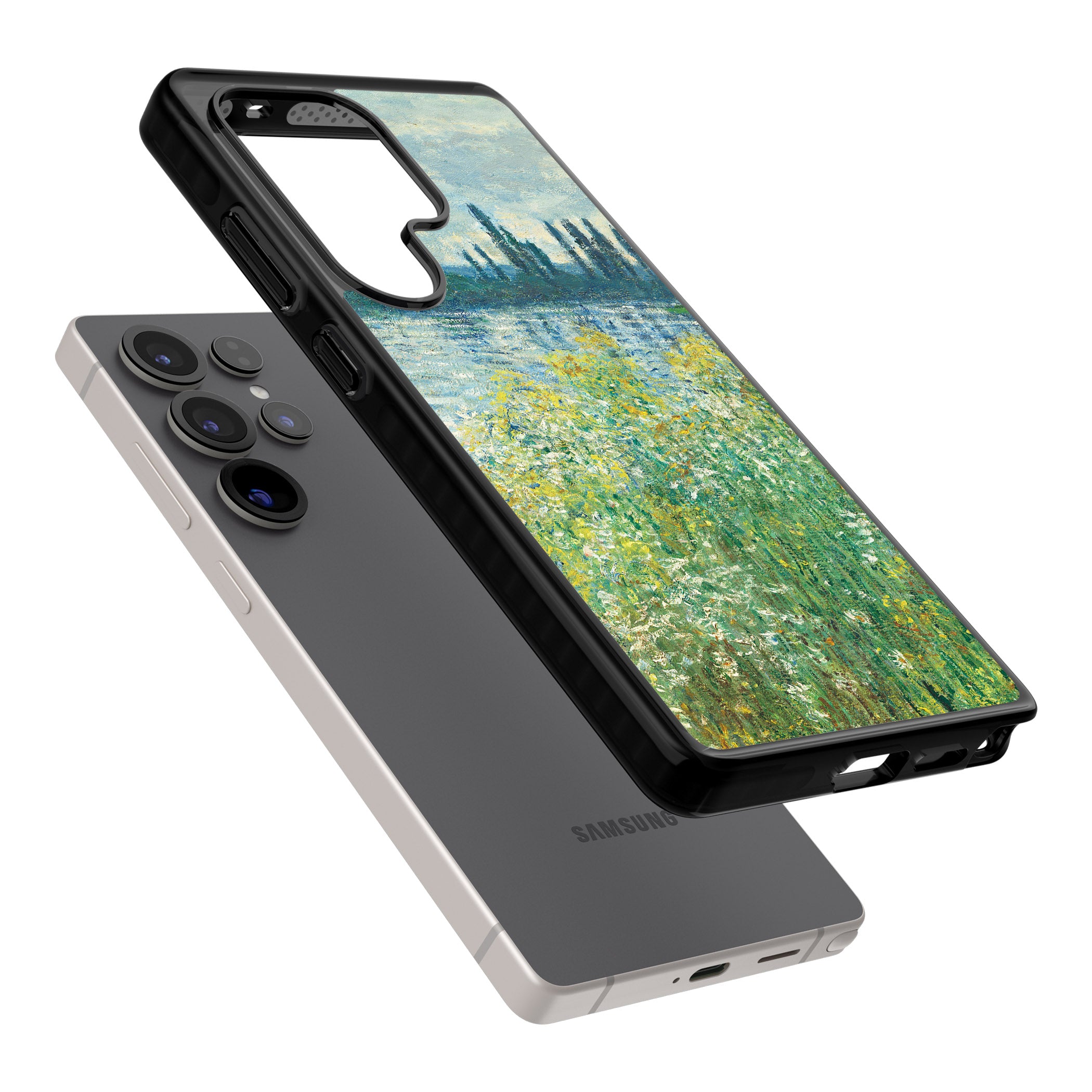 Banks Of The Seine By Claude Monet