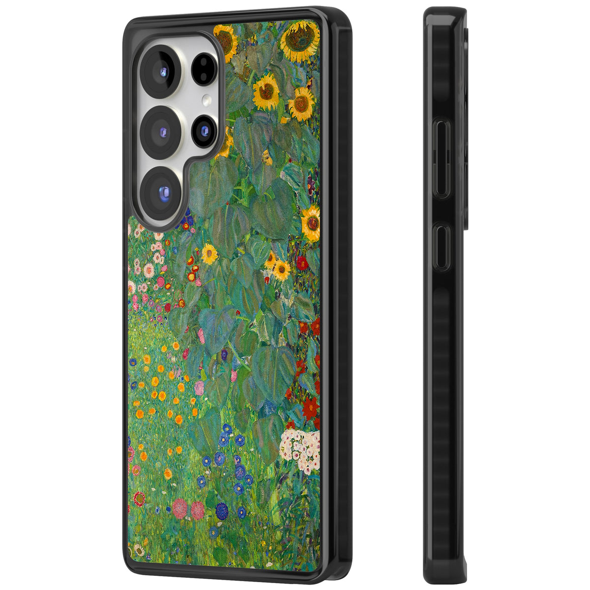 Farm Garden With Sunflowers Samsung S25 Ultra / Samsung S26 Ultra Impact Black Phone Case side