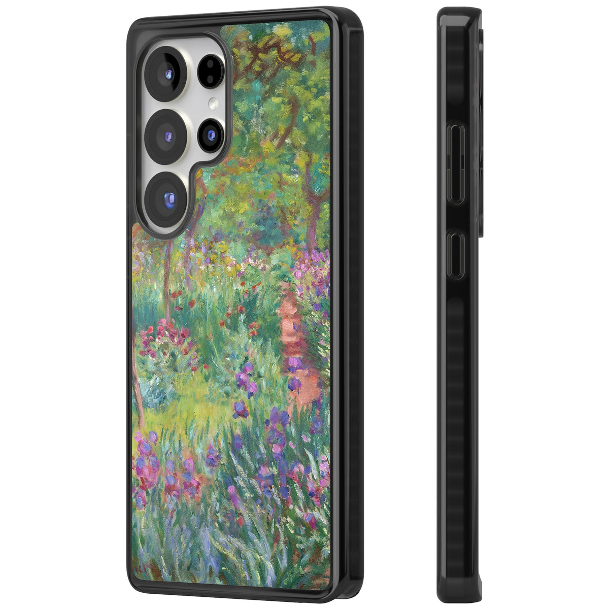 Garden in Giverny Samsung S25 Ultra / Samsung S26 Ultra Impact Black Phone Case side