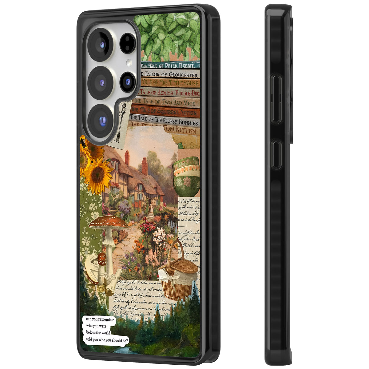 Bookworm Samsung S25 Ultra / Samsung S26 Ultra Impact Black Phone Case side