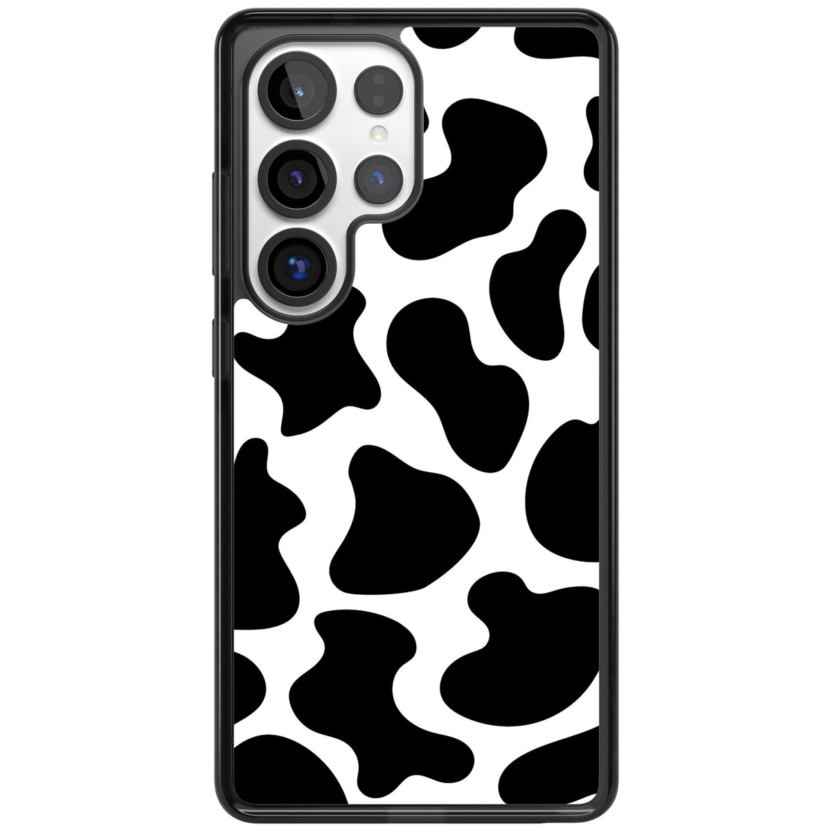Cow Print Samsung S25 Ultra / Samsung S26 Ultra Impact Black Phone Case front