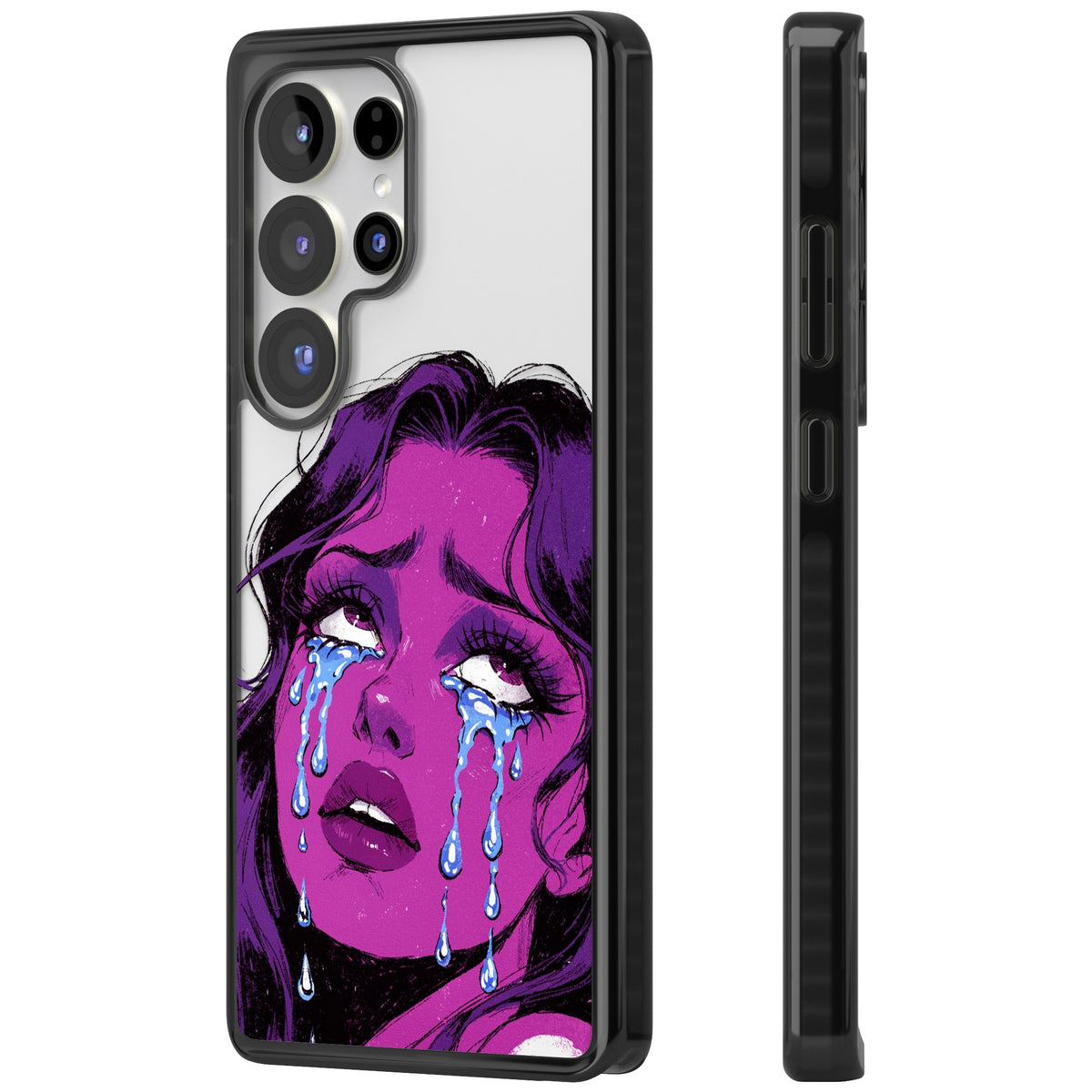 Drama Queen Samsung S25 Ultra / Samsung S26 Ultra Impact Black Phone Case side