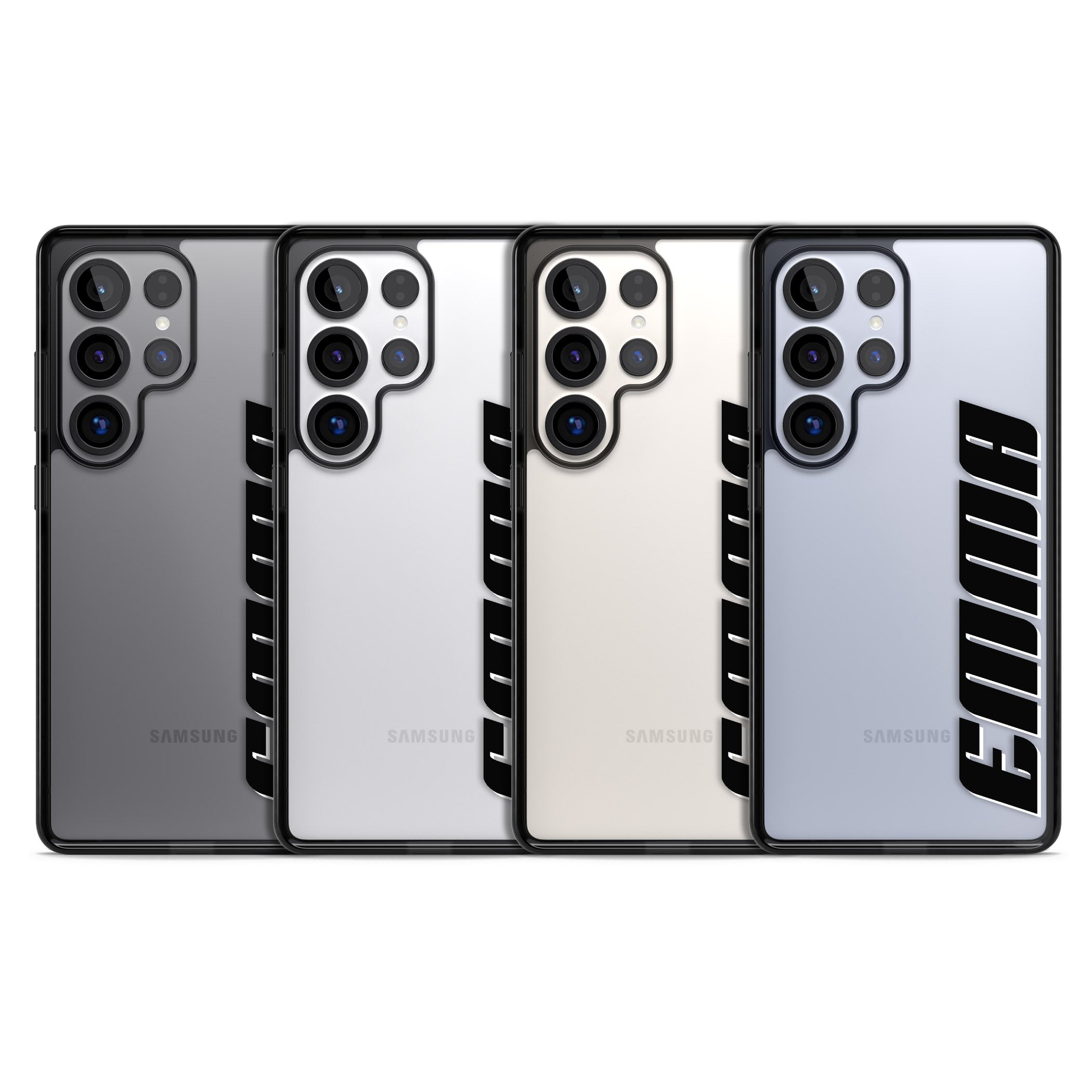 Personalised Vertical Bold Name