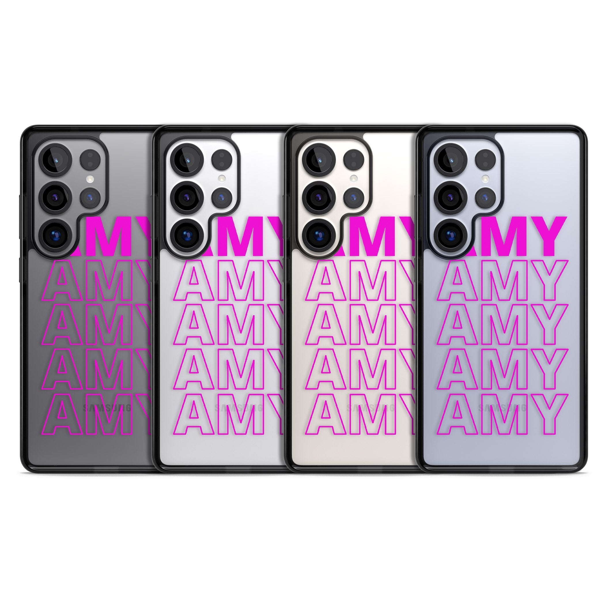 Personalised Bold Repeated Name