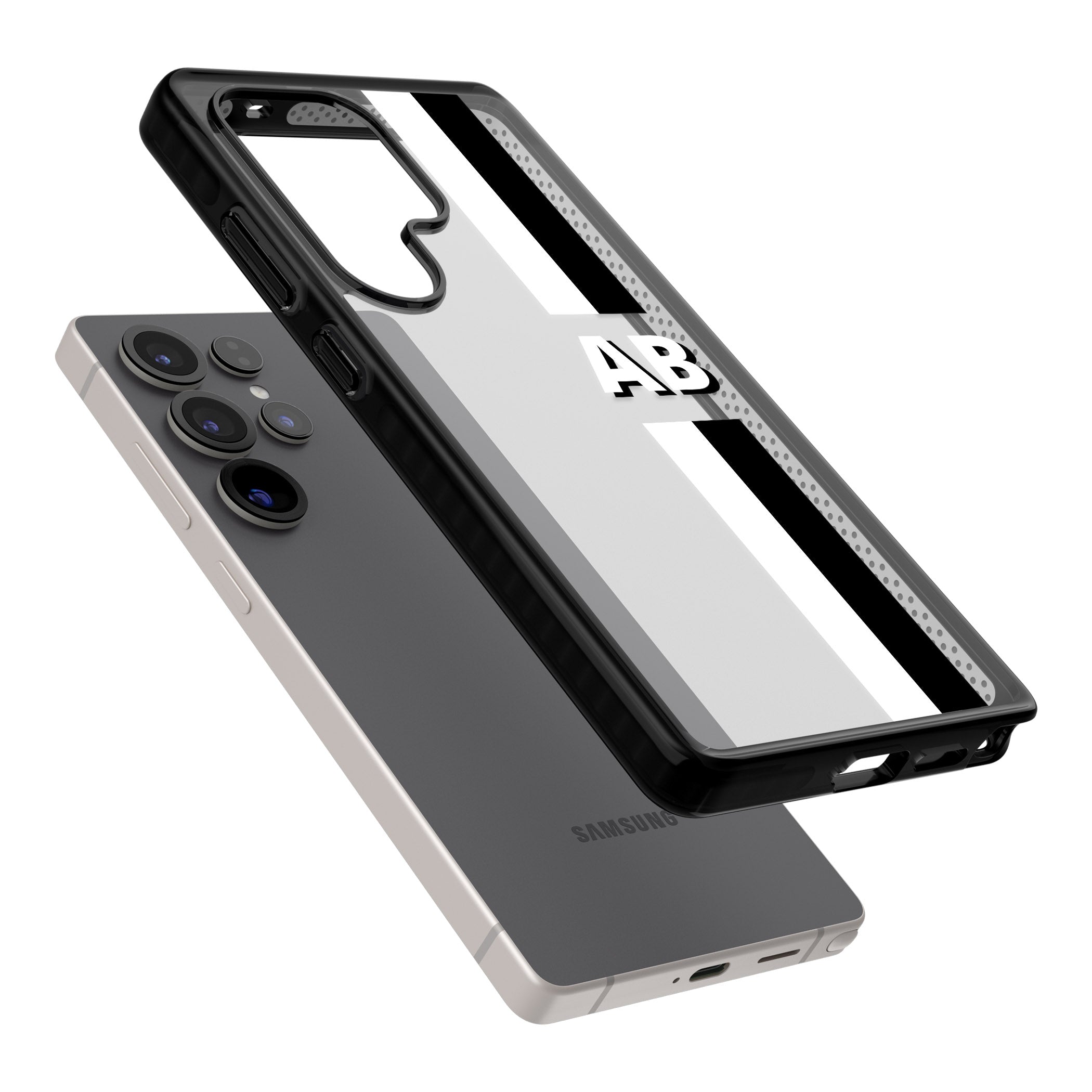 Personalised Bold Two Stripe Name