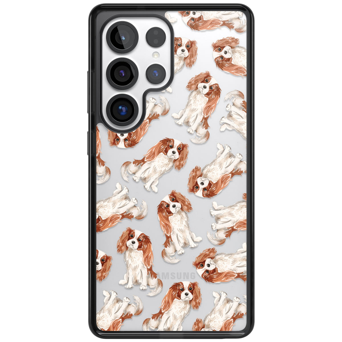 Cavalier King Charles Spaniel Samsung S25 Ultra / Samsung S26 Ultra Impact Black Phone Case front