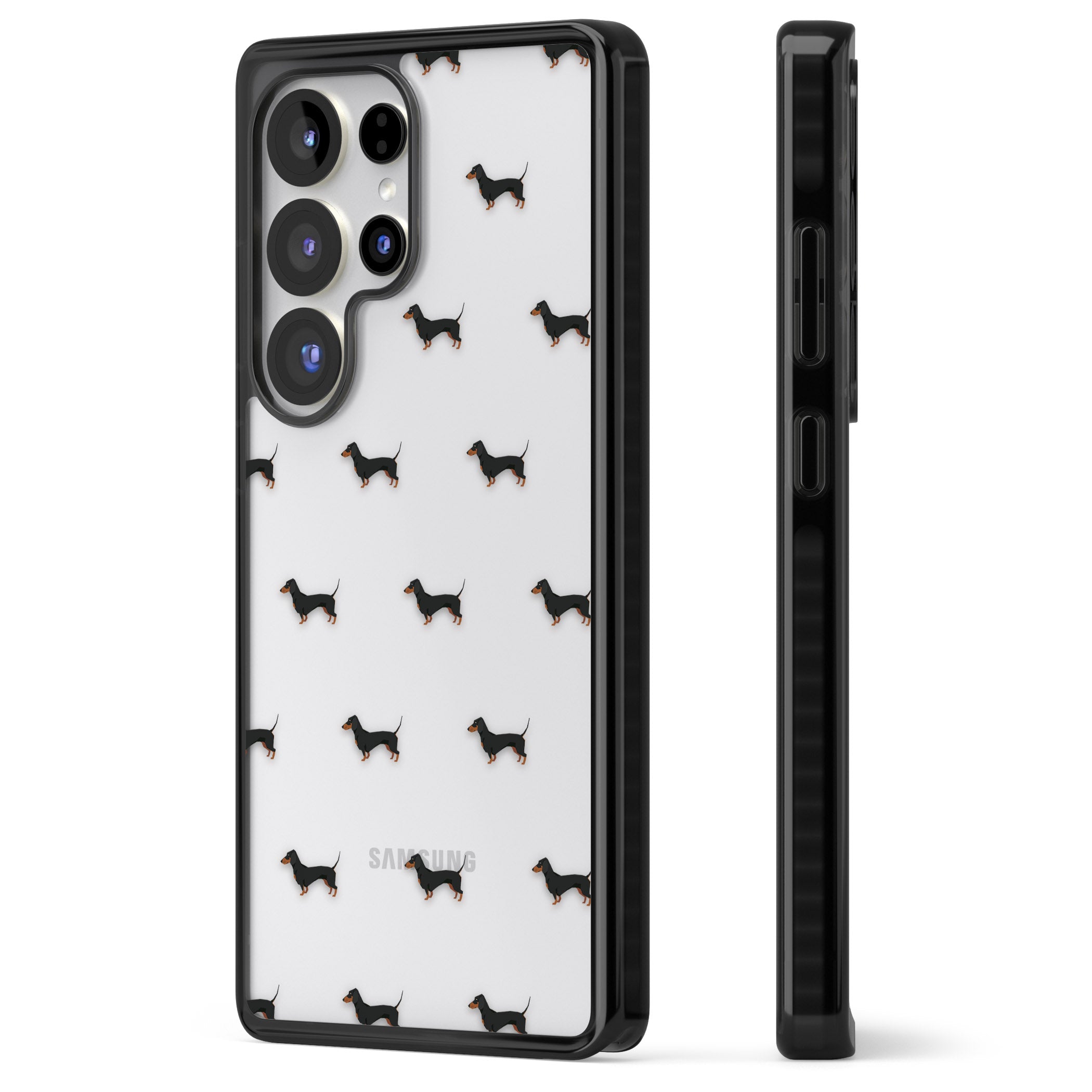 Dachshund Pattern Clear