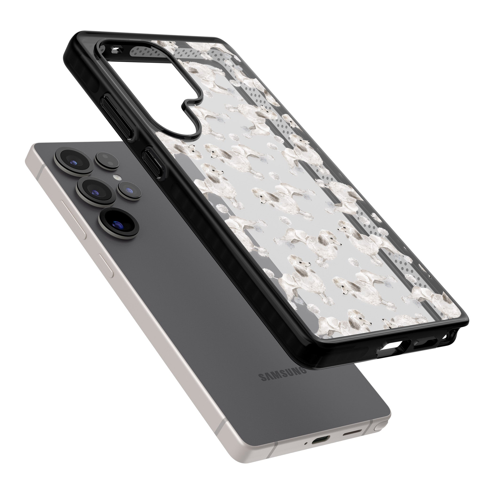 Poodle Watercolor Pattern