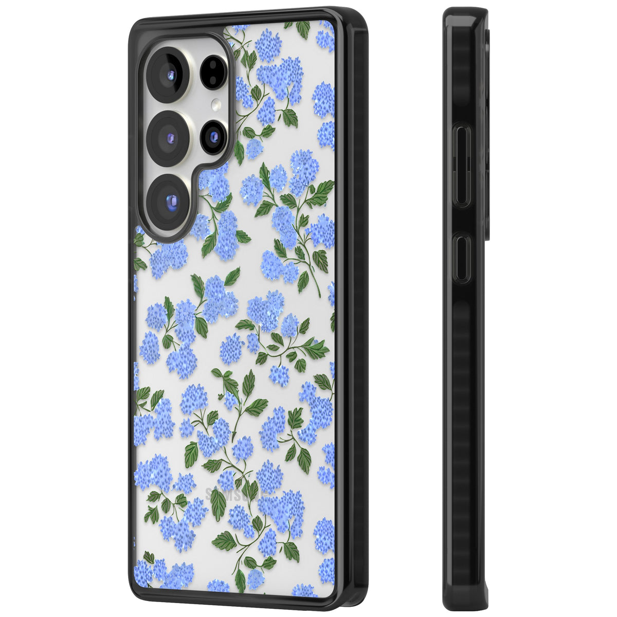 Hydrangea Dreams Samsung S25 Ultra / Samsung S26 Ultra Impact Black Phone Case side