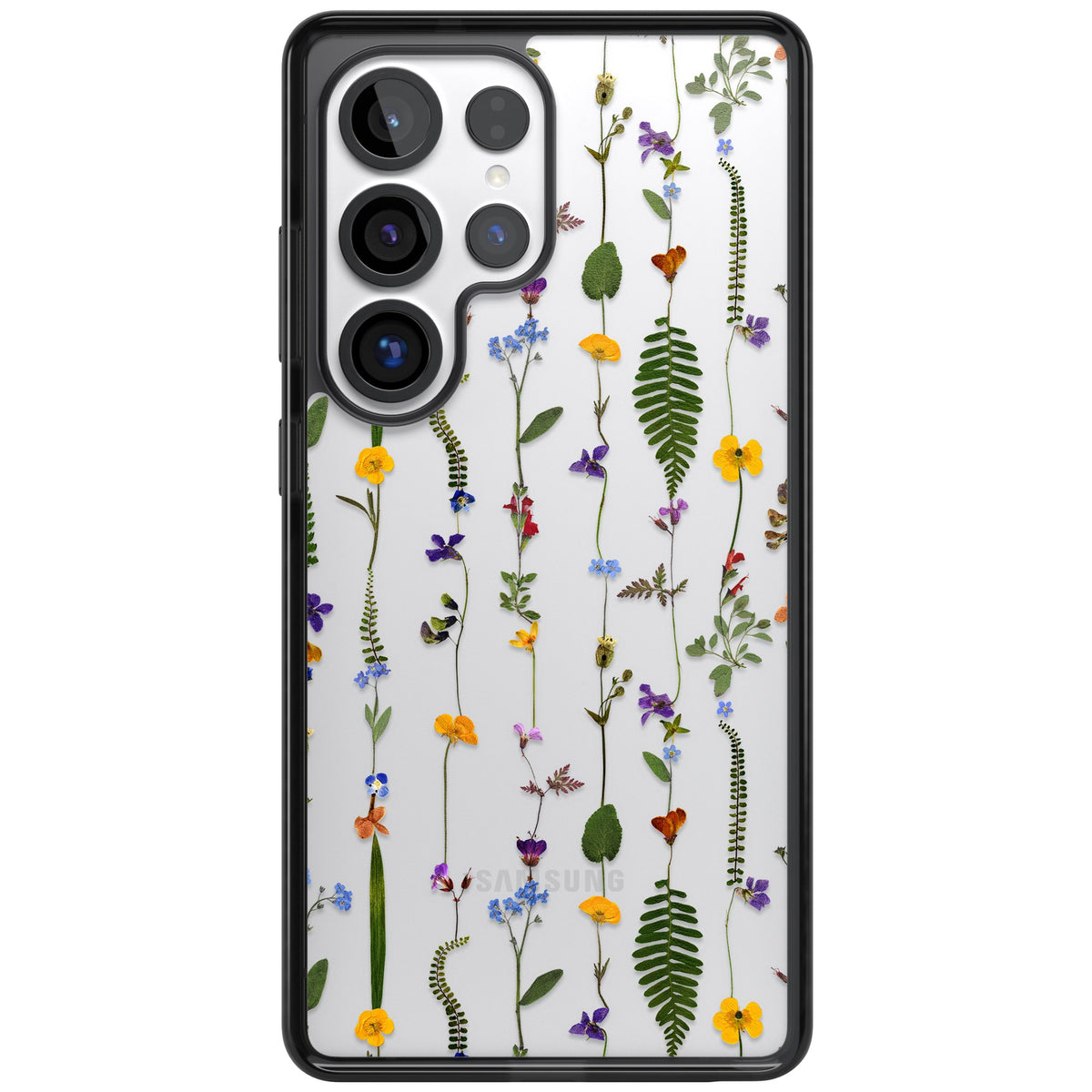Wildflower Chain Samsung S25 Ultra / Samsung S26 Ultra Impact Black Phone Case front