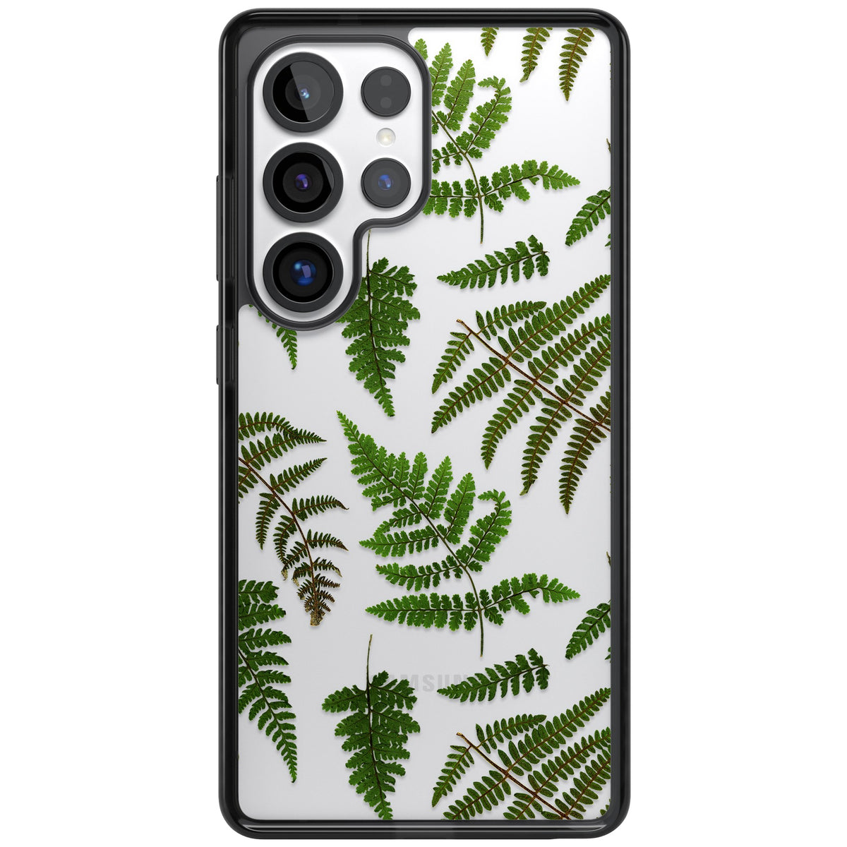 Leafy Ferns Samsung S25 Ultra / Samsung S26 Ultra Impact Black Phone Case front