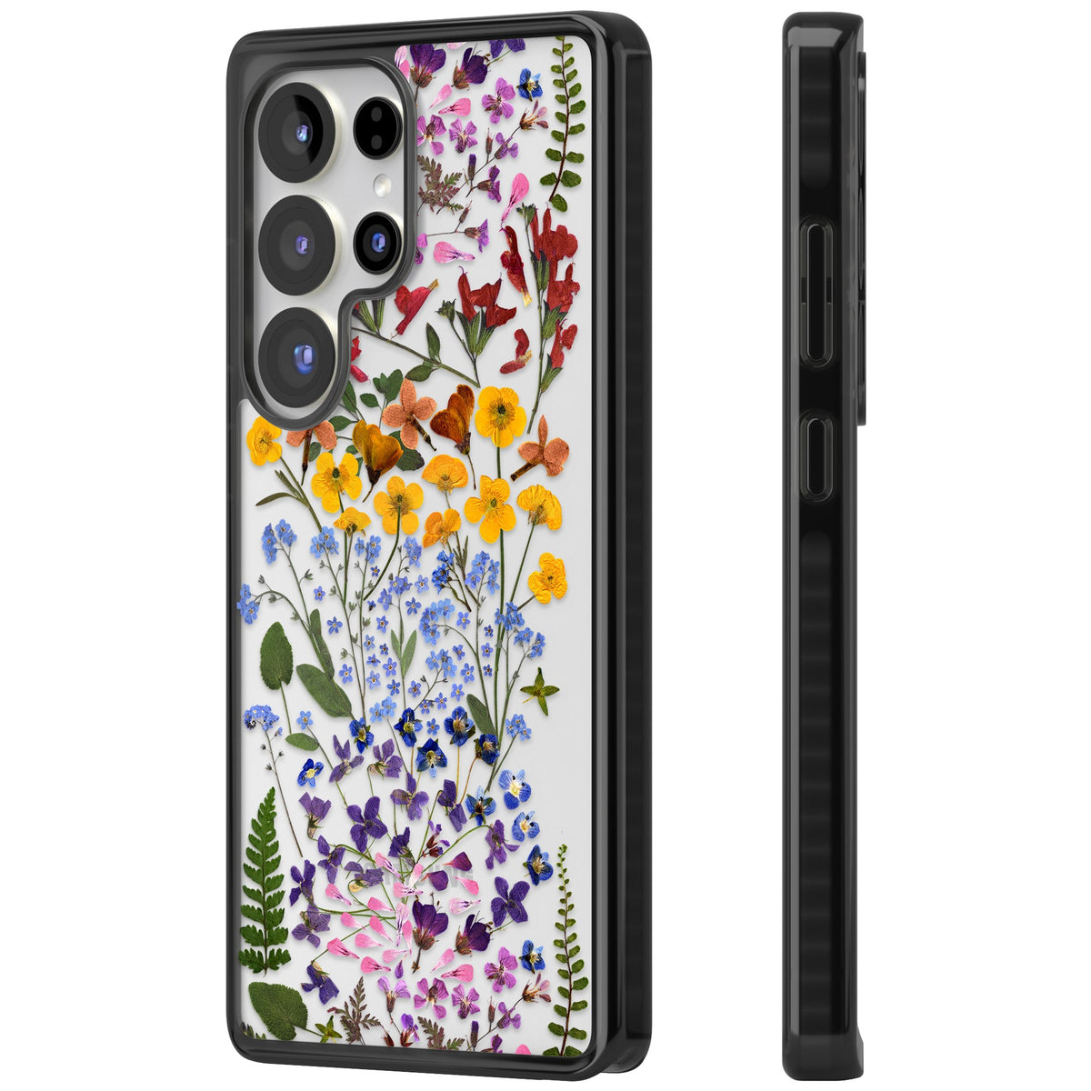 Wildflower Stripe Samsung S25 Ultra / Samsung S26 Ultra Impact Black Phone Case side