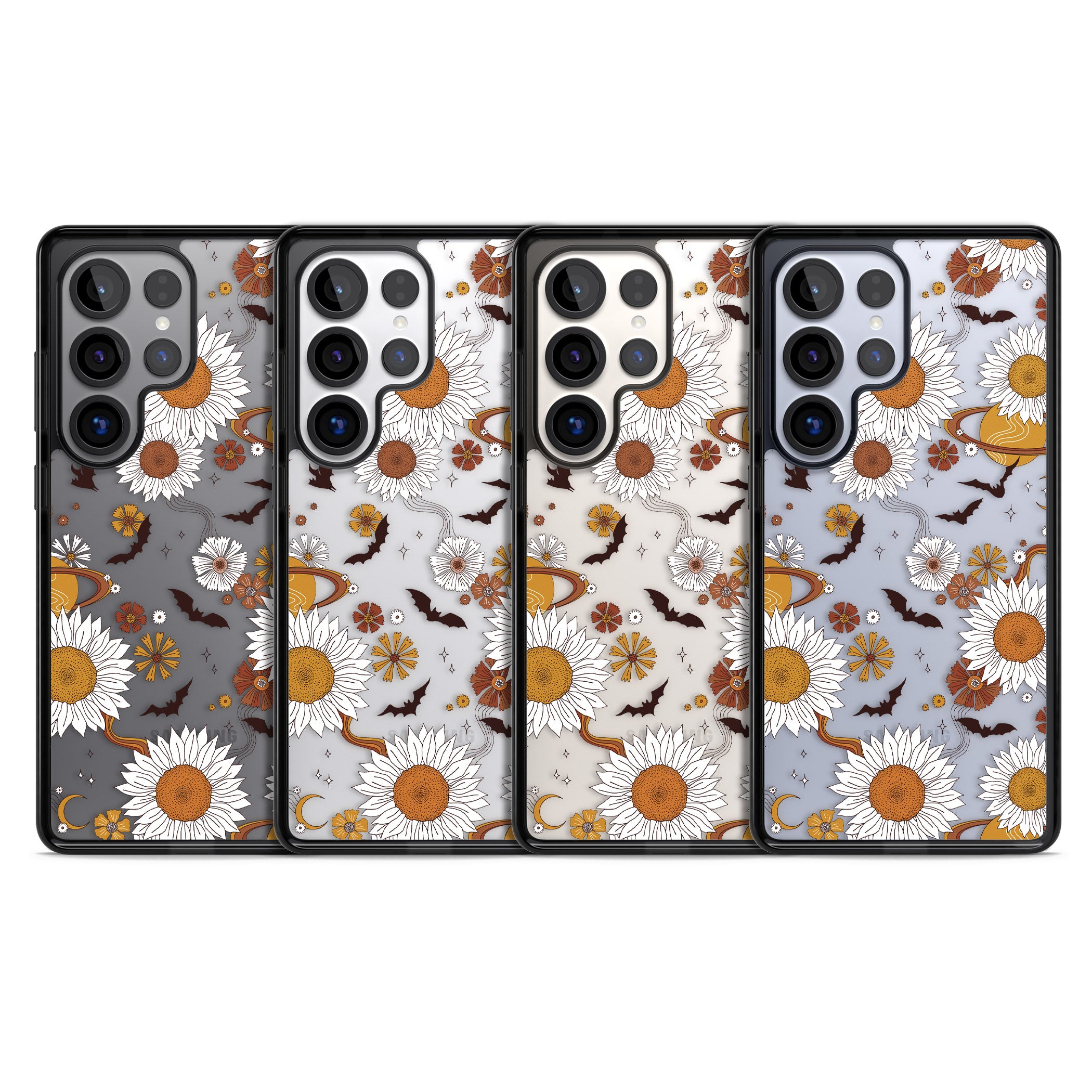 Halloween Bats And Planets