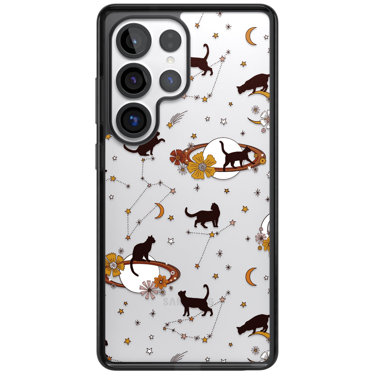 Cats And Astrology Samsung S25 Ultra / Samsung S26 Ultra Impact Black Phone Case front