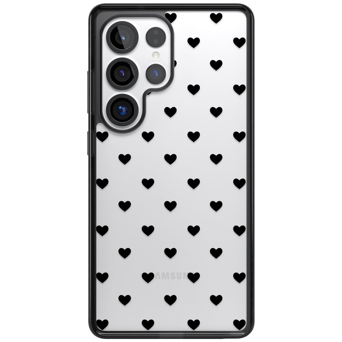 Petit Amour Samsung S25 Ultra / Samsung S26 Ultra Impact Black Phone Case front