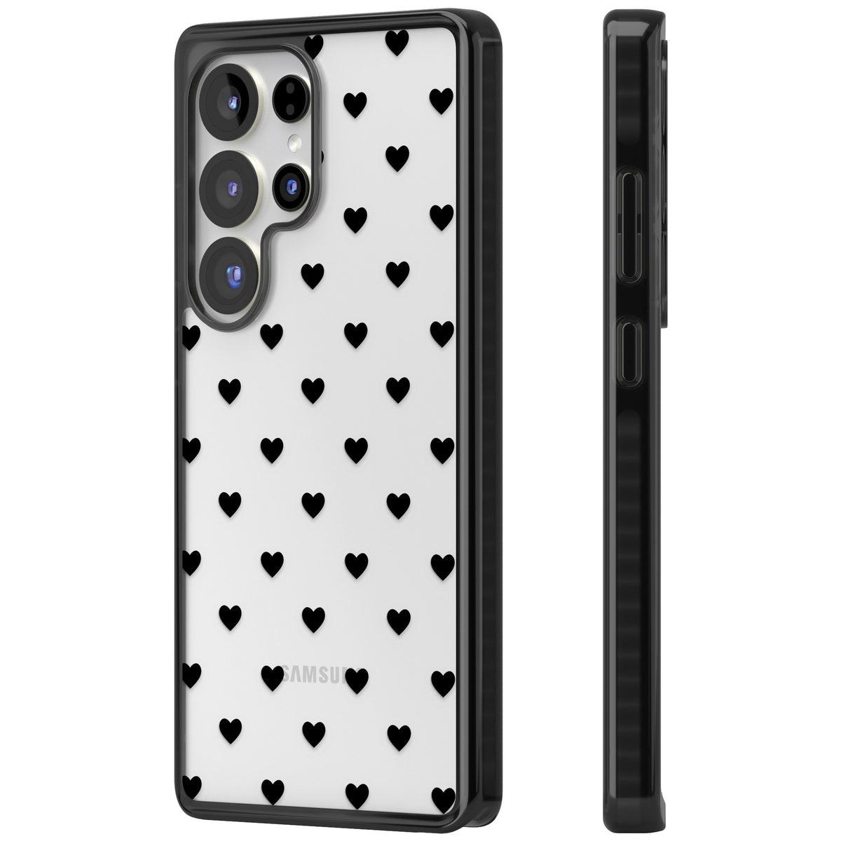 Petit Amour Samsung S25 Ultra / Samsung S26 Ultra Impact Black Phone Case side