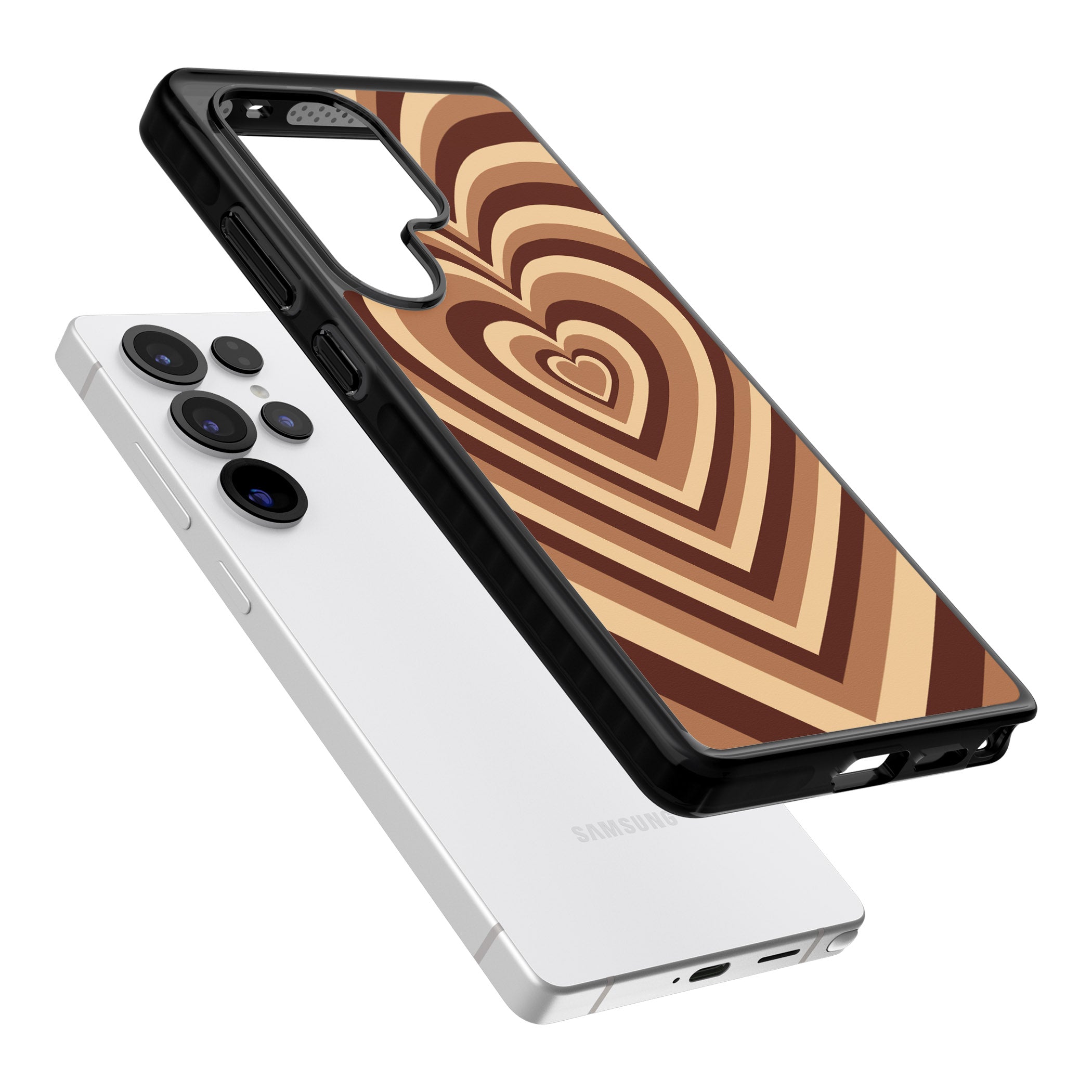 Latte Heart Illusion