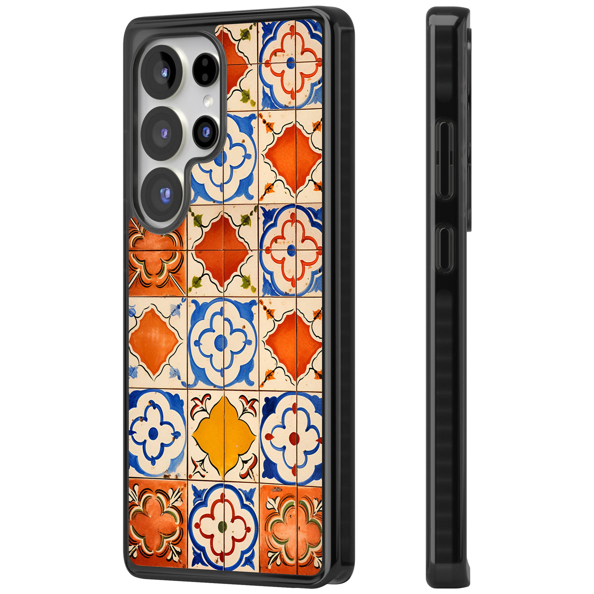 Spanish Mosaic Samsung S25 Ultra / Samsung S26 Ultra Impact Black Phone Case side