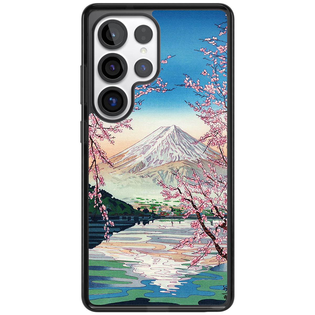 Mt Fuji From Lake Kawaguchi Samsung S25 Ultra / Samsung S26 Ultra Impact Black Phone Case front