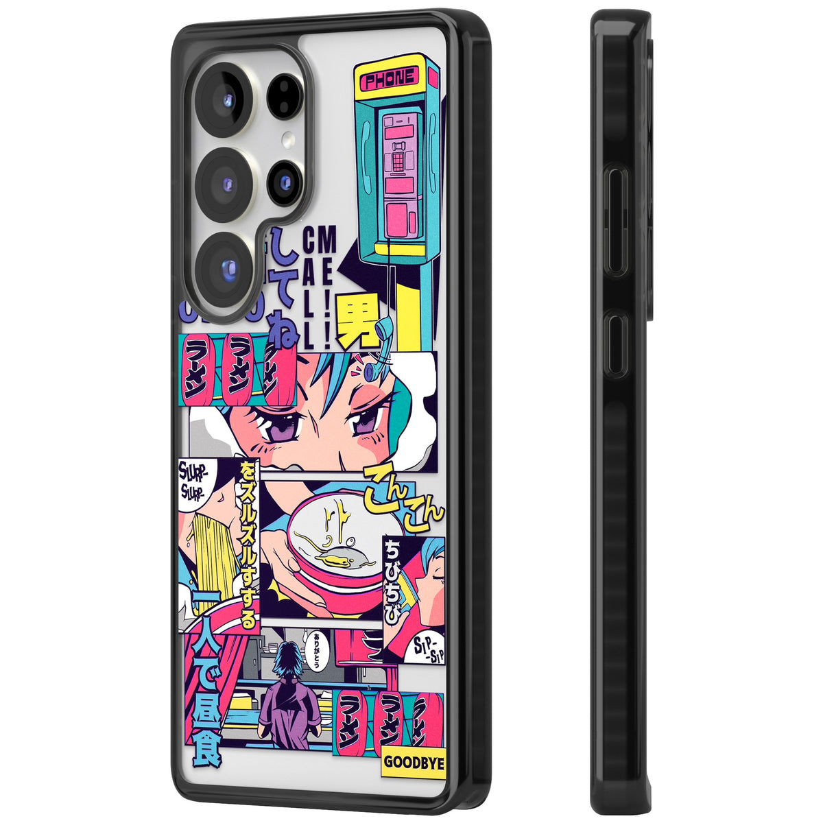 Electric Osaka Samsung S25 Ultra / Samsung S26 Ultra Impact Black Phone Case side