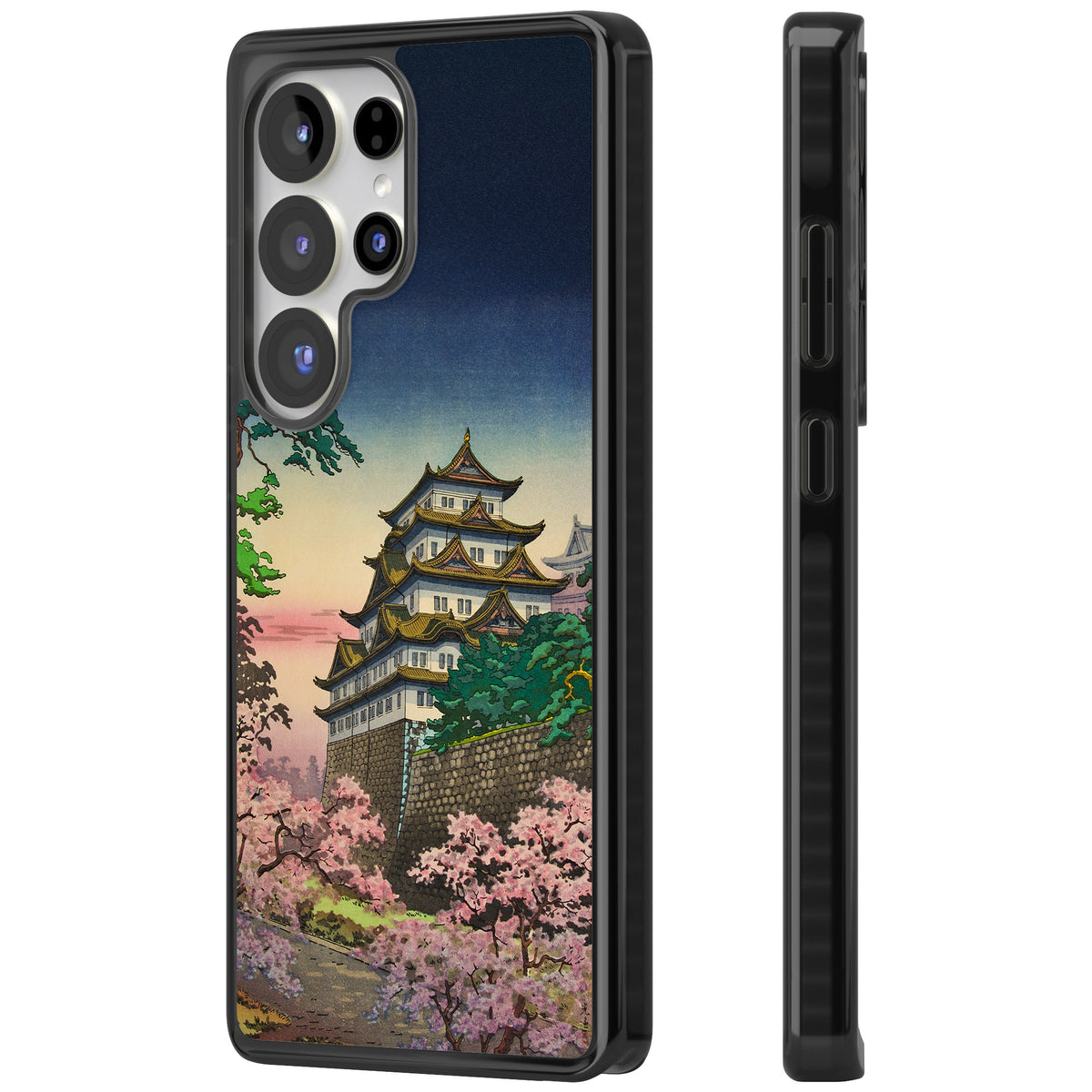 Nagoya Castle Samsung S25 Ultra / Samsung S26 Ultra Impact Black Phone Case side