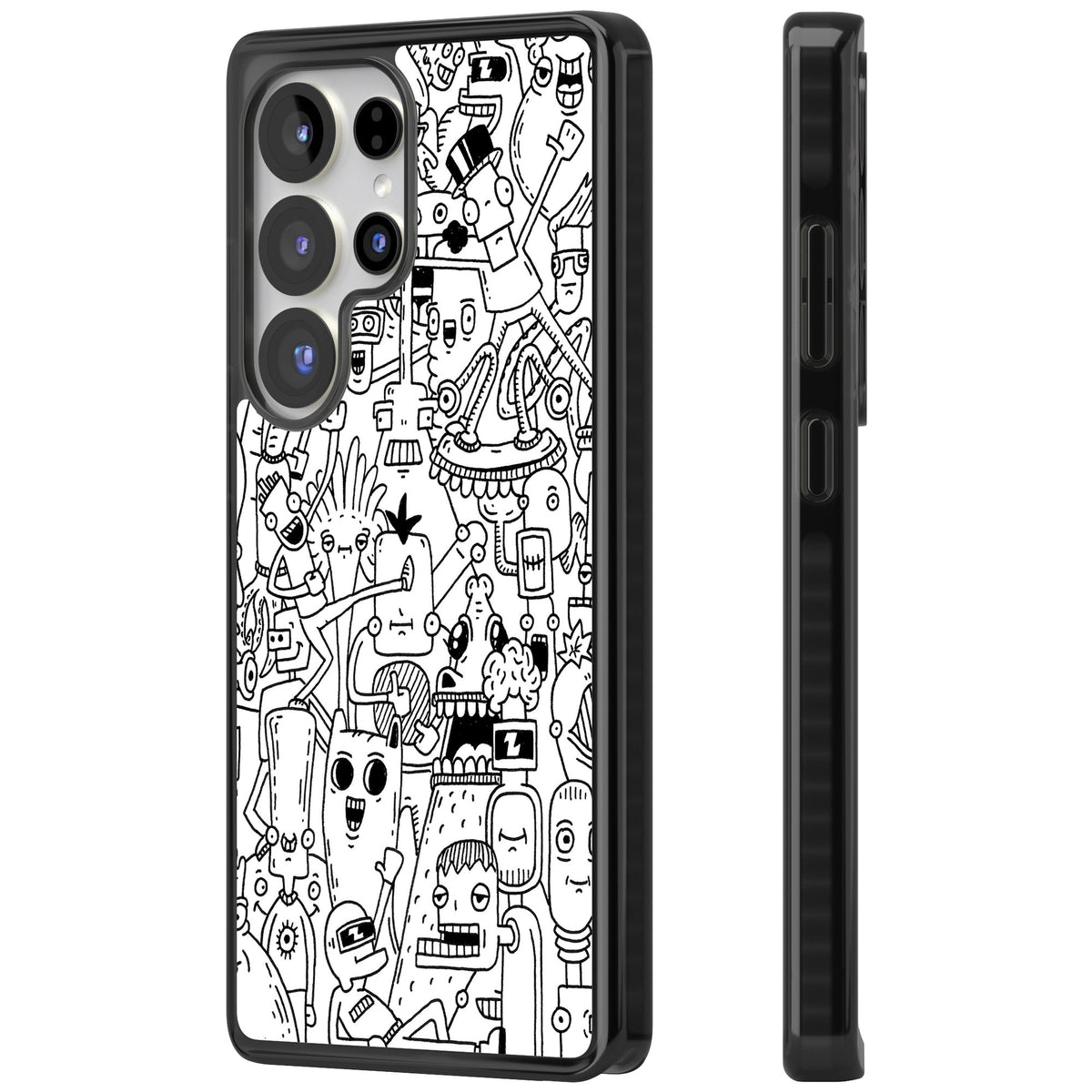 Stack Original Samsung S25 Ultra / Samsung S26 Ultra Impact Black Phone Case side