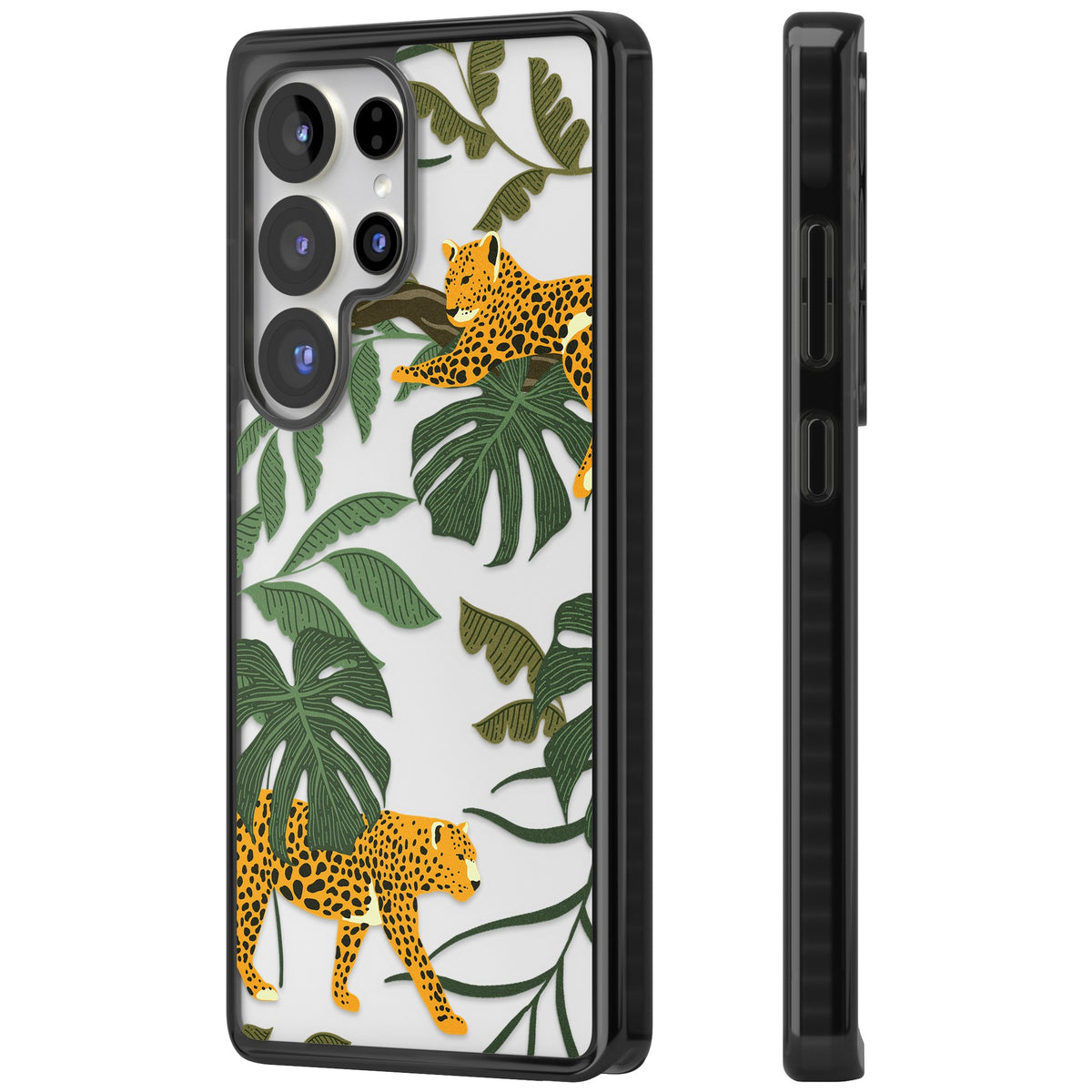 Jungle Cats Samsung S25 Ultra / Samsung S26 Ultra Impact Black Phone Case side