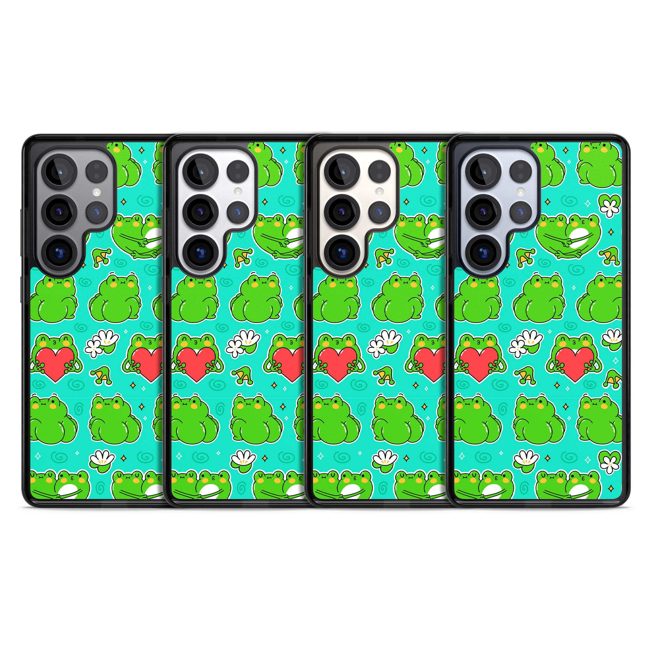 Frog Booty Kawaii Pattern