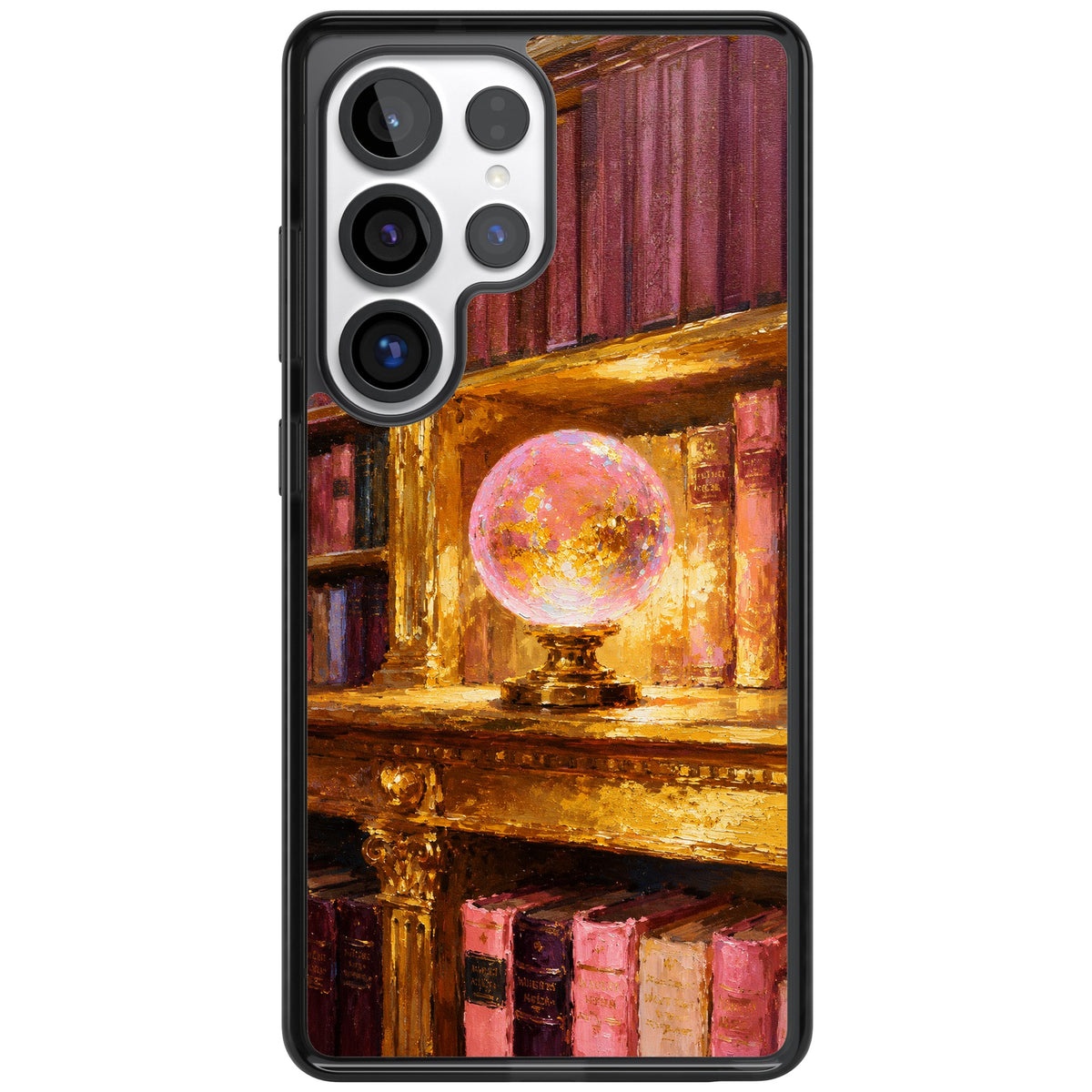 Gilded Library Samsung S25 Ultra / Samsung S26 Ultra Impact Black Phone Case front