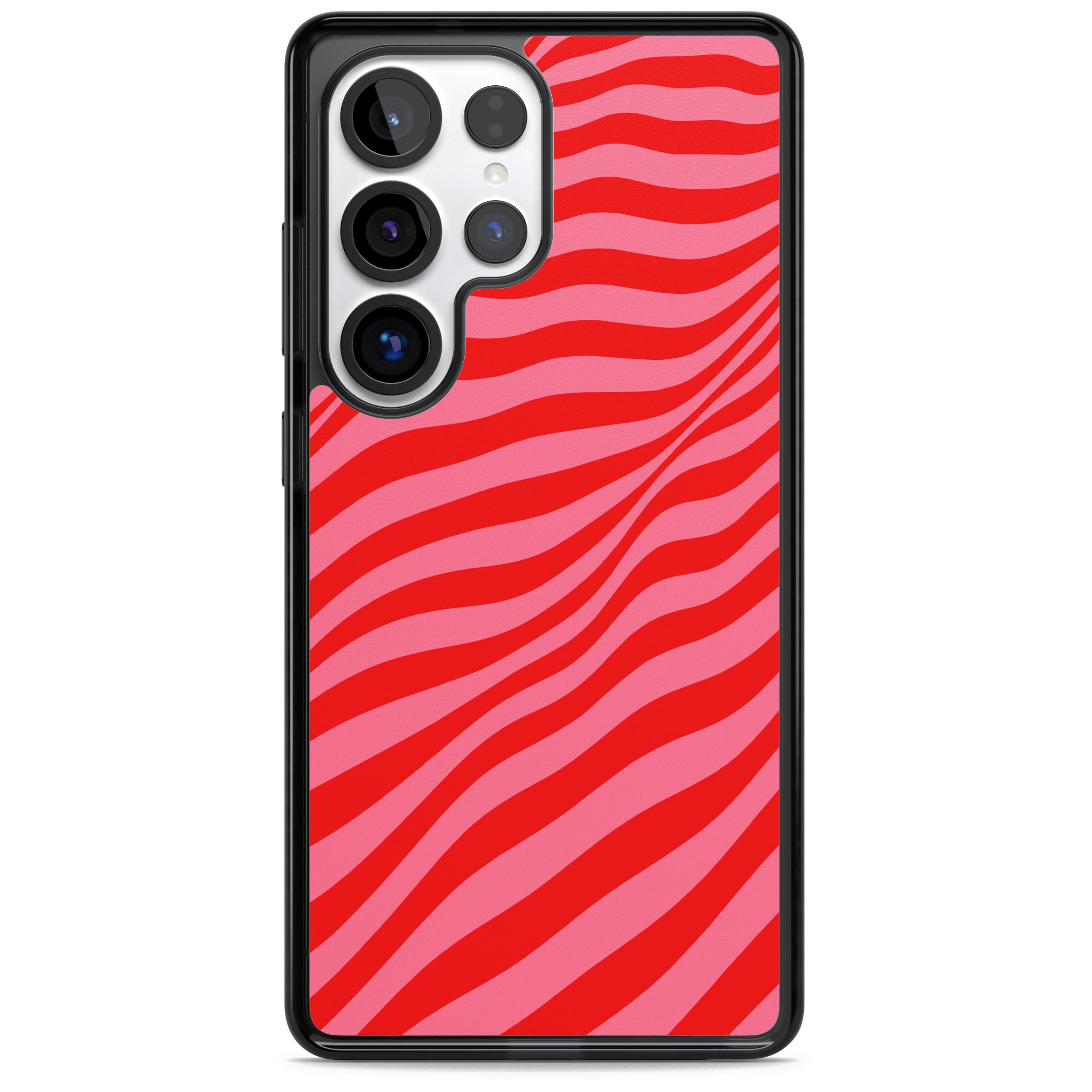 Pink & Red Distorted Line