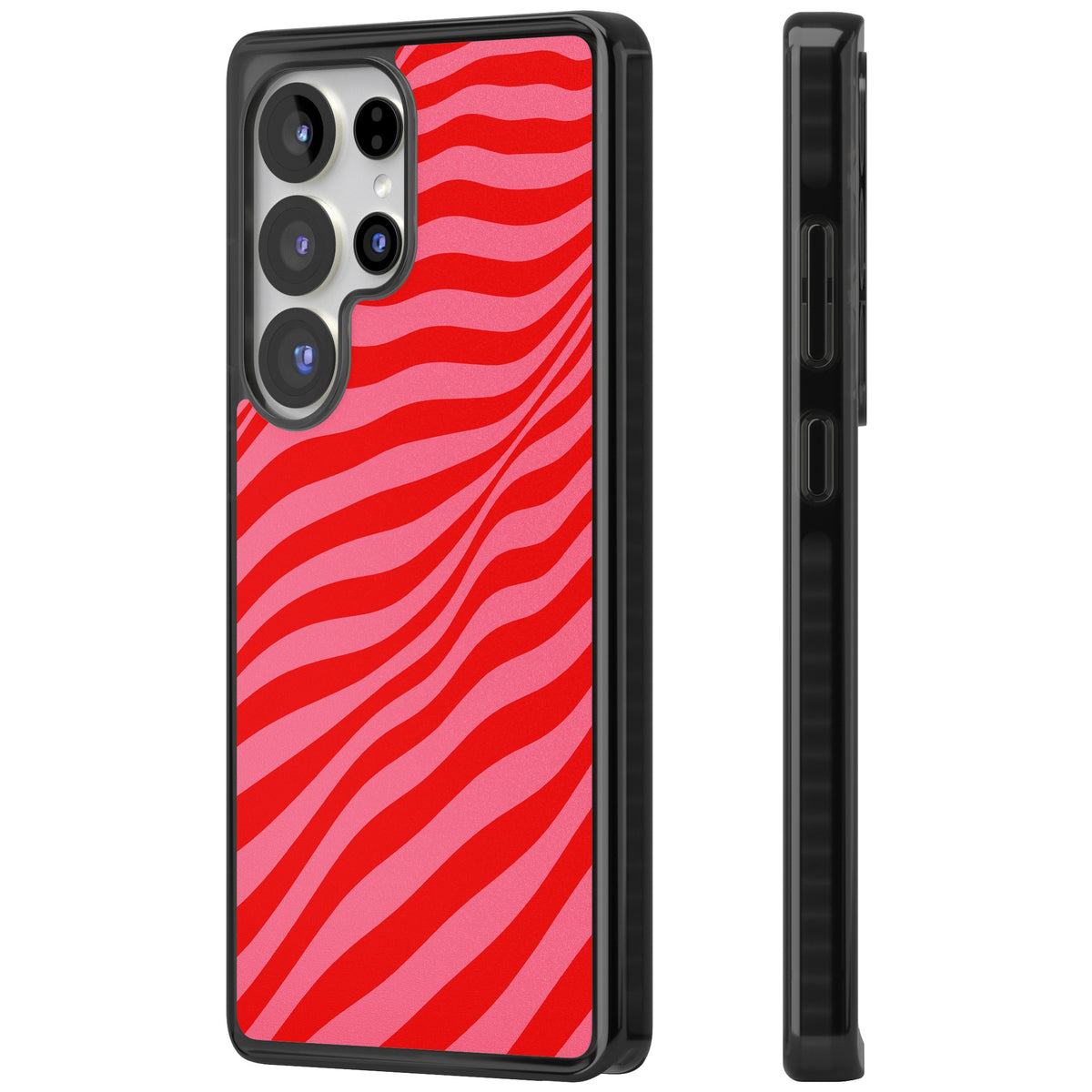 Raspberry Ripple Samsung S25 Ultra / Samsung S26 Ultra Impact Black Phone Case side