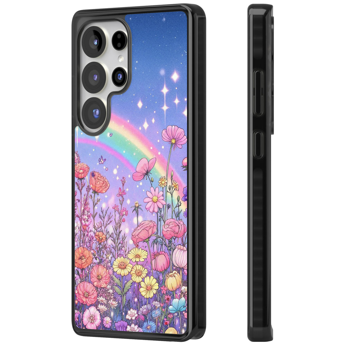 Magical Meadow Samsung S25 Ultra / Samsung S26 Ultra Impact Black Phone Case side
