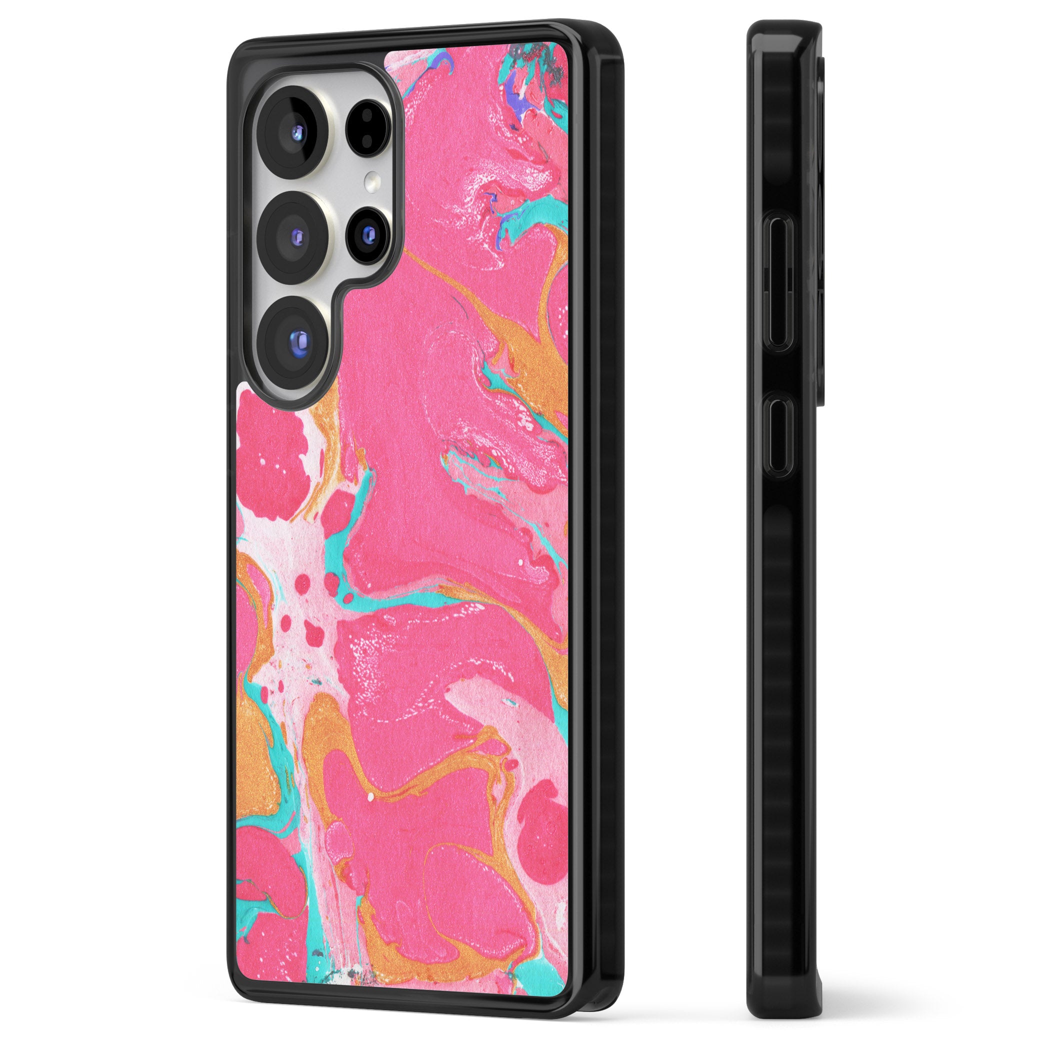 Vibrant Marbled Paper