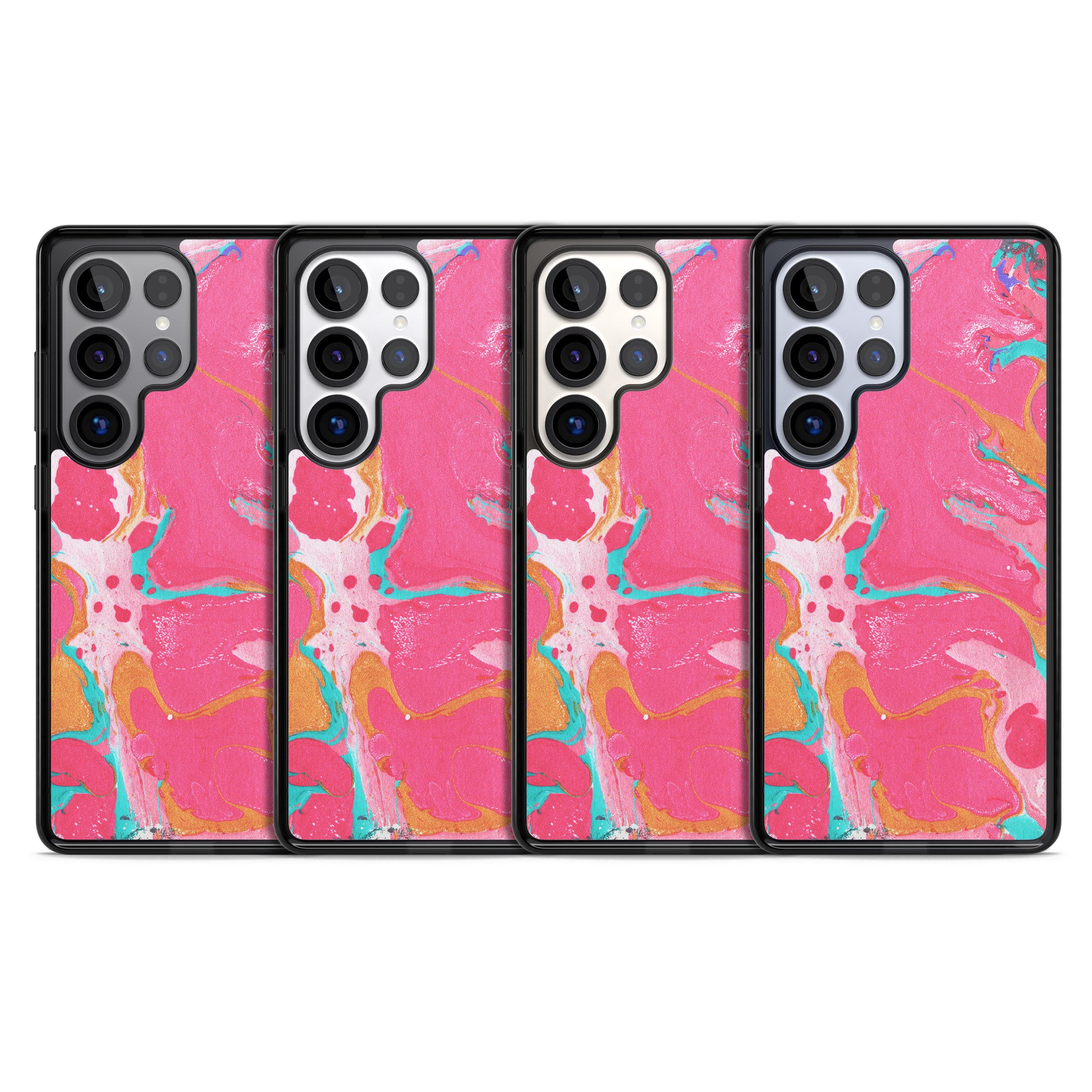 Vibrant Marbled Paper