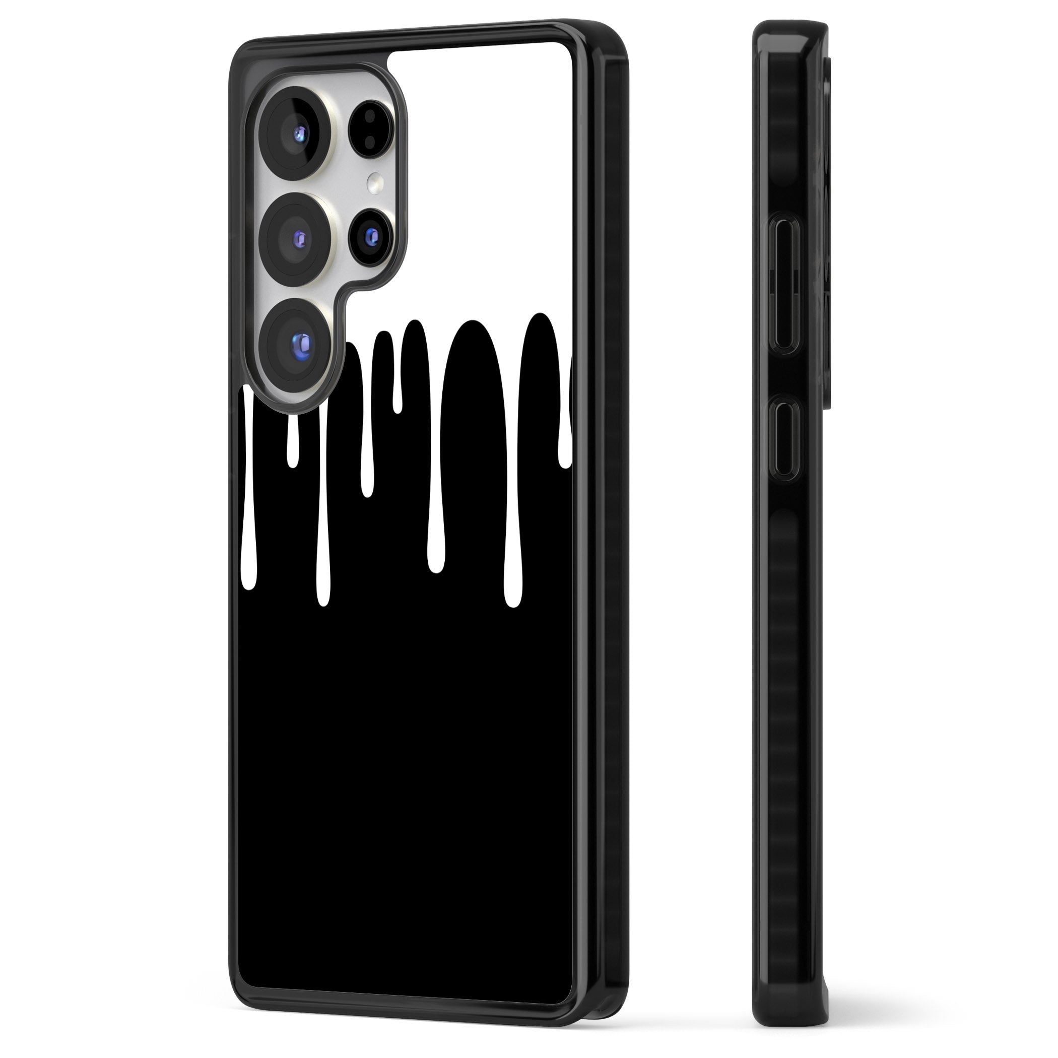 Melted Effect: White & Black