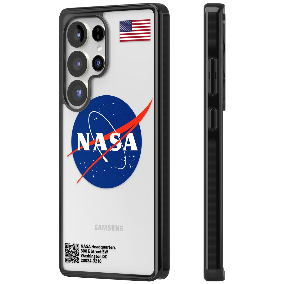 Nasa Meatball Samsung S25 Ultra / Samsung S26 Ultra Impact Black Phone Case side