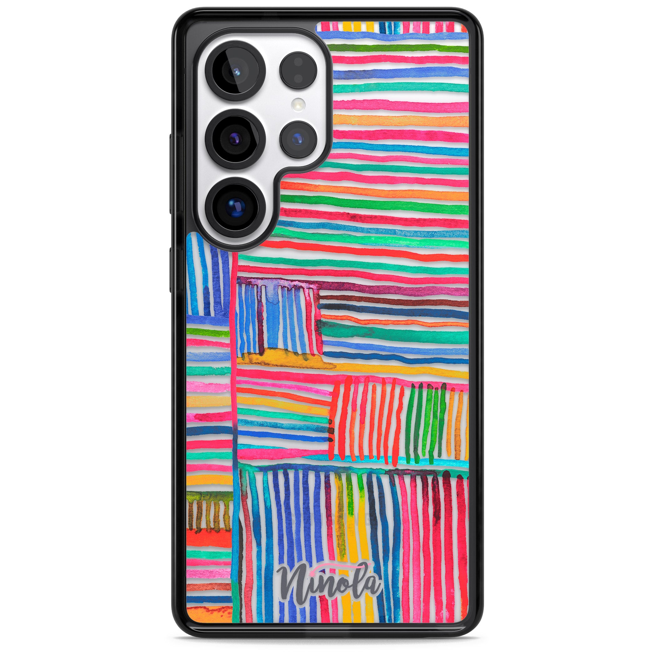 Vibrant Watercolor Lines