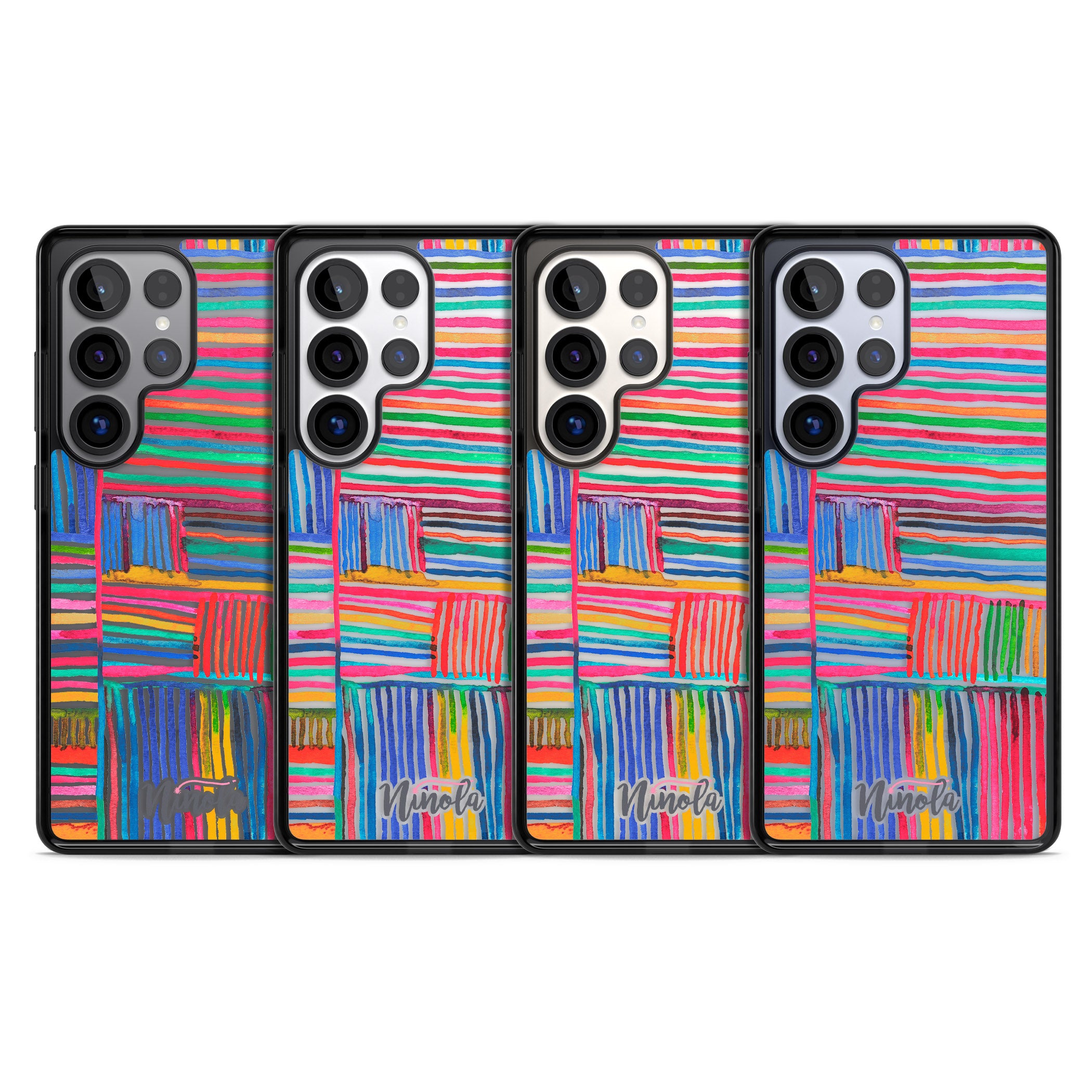 Vibrant Watercolor Lines