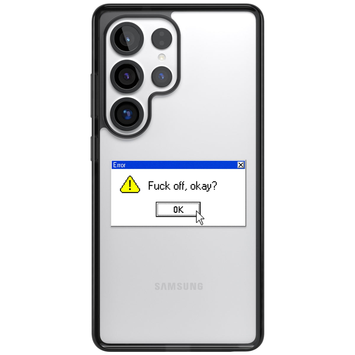 F Ck Off Okay Exe Samsung S25 Ultra / Samsung S26 Ultra Impact Black Phone Case front