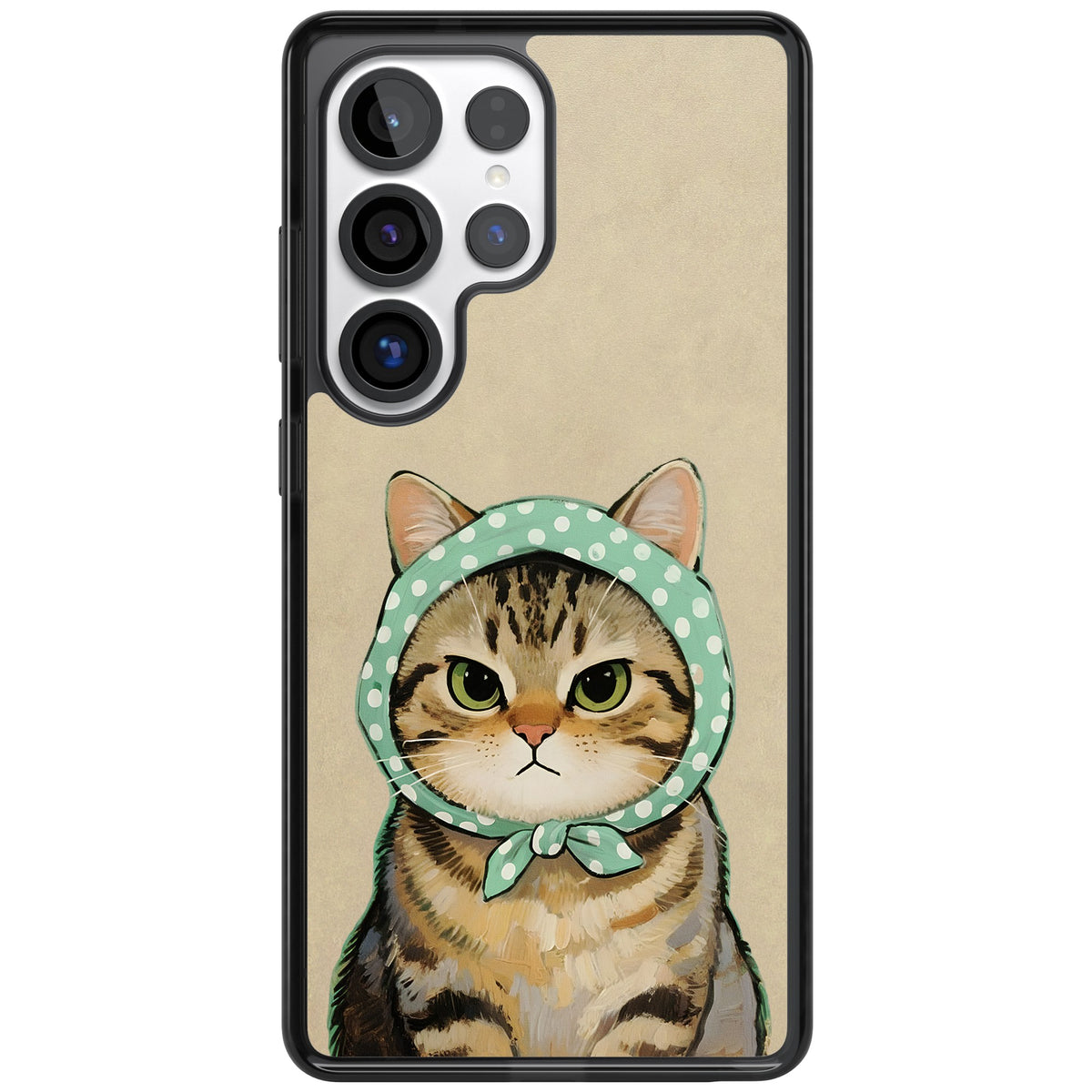 Cat Losing Patience Samsung S25 Ultra / Samsung S26 Ultra Impact Black Phone Case front