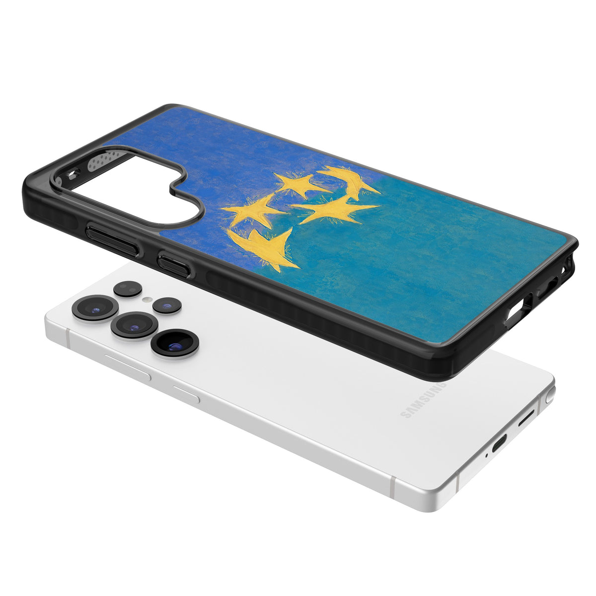 Star Boogie Samsung S25 Ultra / Samsung S26 Ultra Impact Black Phone Case angled